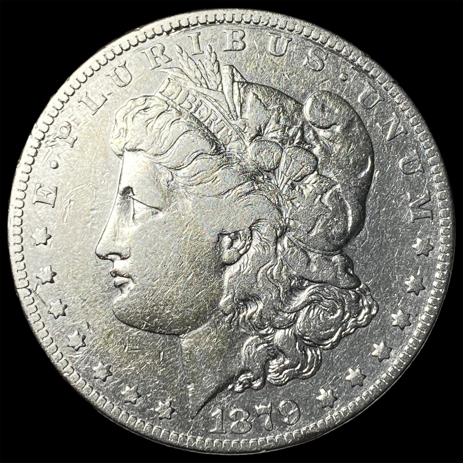 1879-S Silver Morgan Dollar NEARLY UNCIRCULATED: 1879-S Silver Morgan Dollar NEARLY UNCIRCULATED