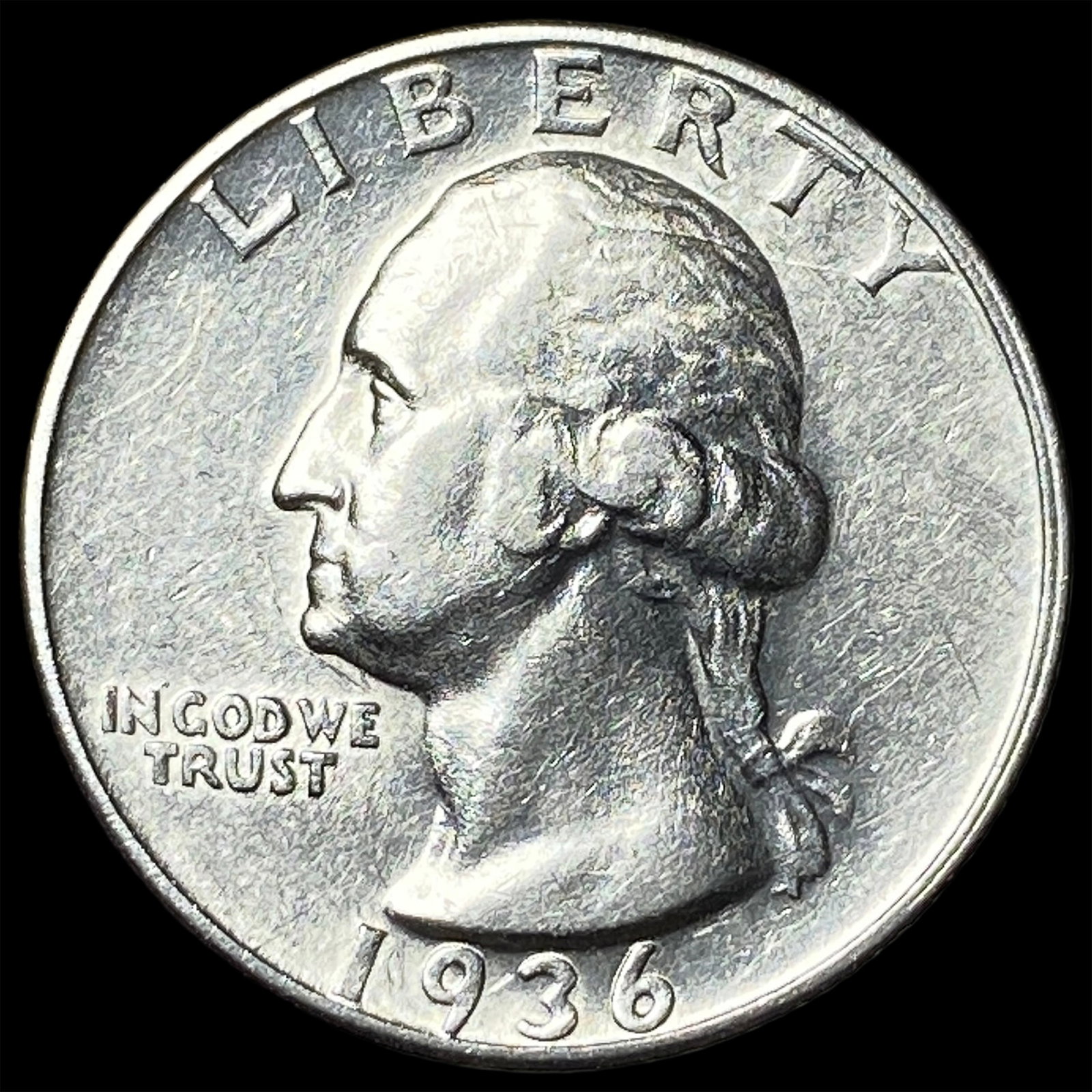 1936-D Silver Washington Quarter UNCIRCULATED: 1936-D Silver Washington Quarter UNCIRCULATED