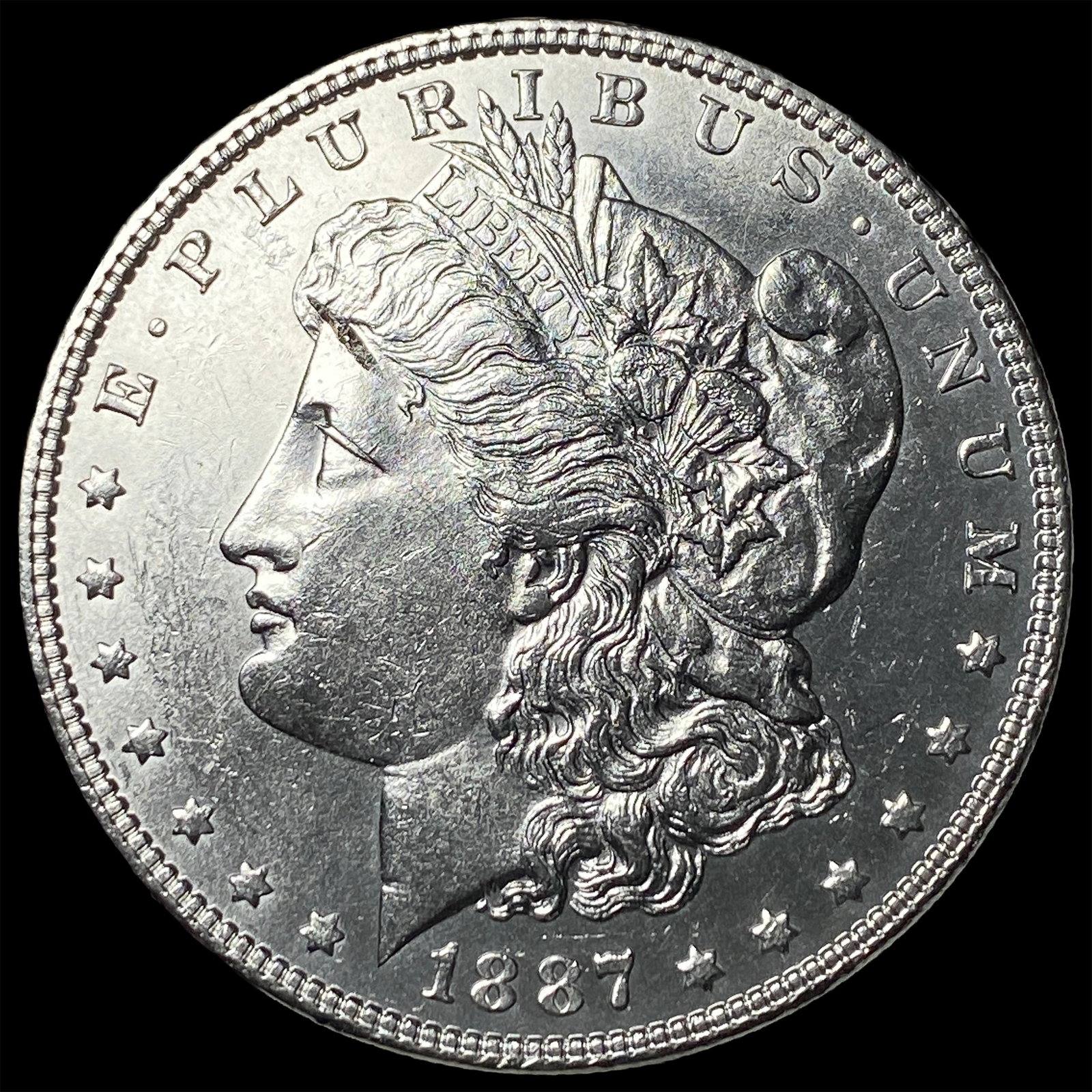 1887 Silver Morgan Dollar UNCIRCULATED: 1887 Silver Morgan Dollar UNCIRCULATED