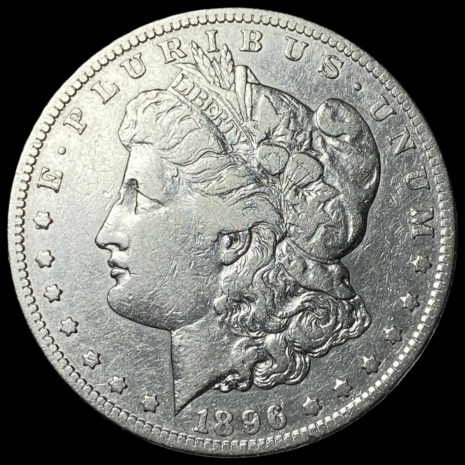 1896-S Silver Morgan Dollar CLOSELY UNCIRCULATED: 1896-S Silver Morgan Dollar CLOSELY UNCIRCULATED