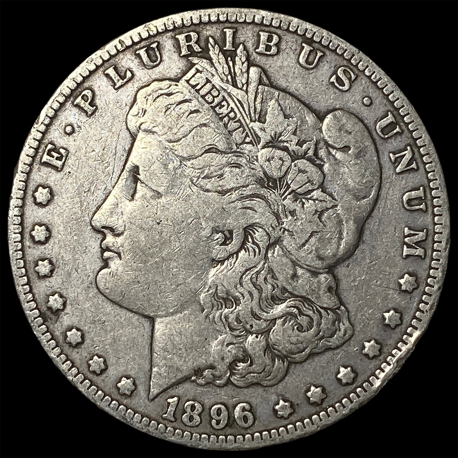 1896-O Silver Morgan Dollar LIGHTLY CIRCULATED: 1896-O Silver Morgan Dollar LIGHTLY CIRCULATED
