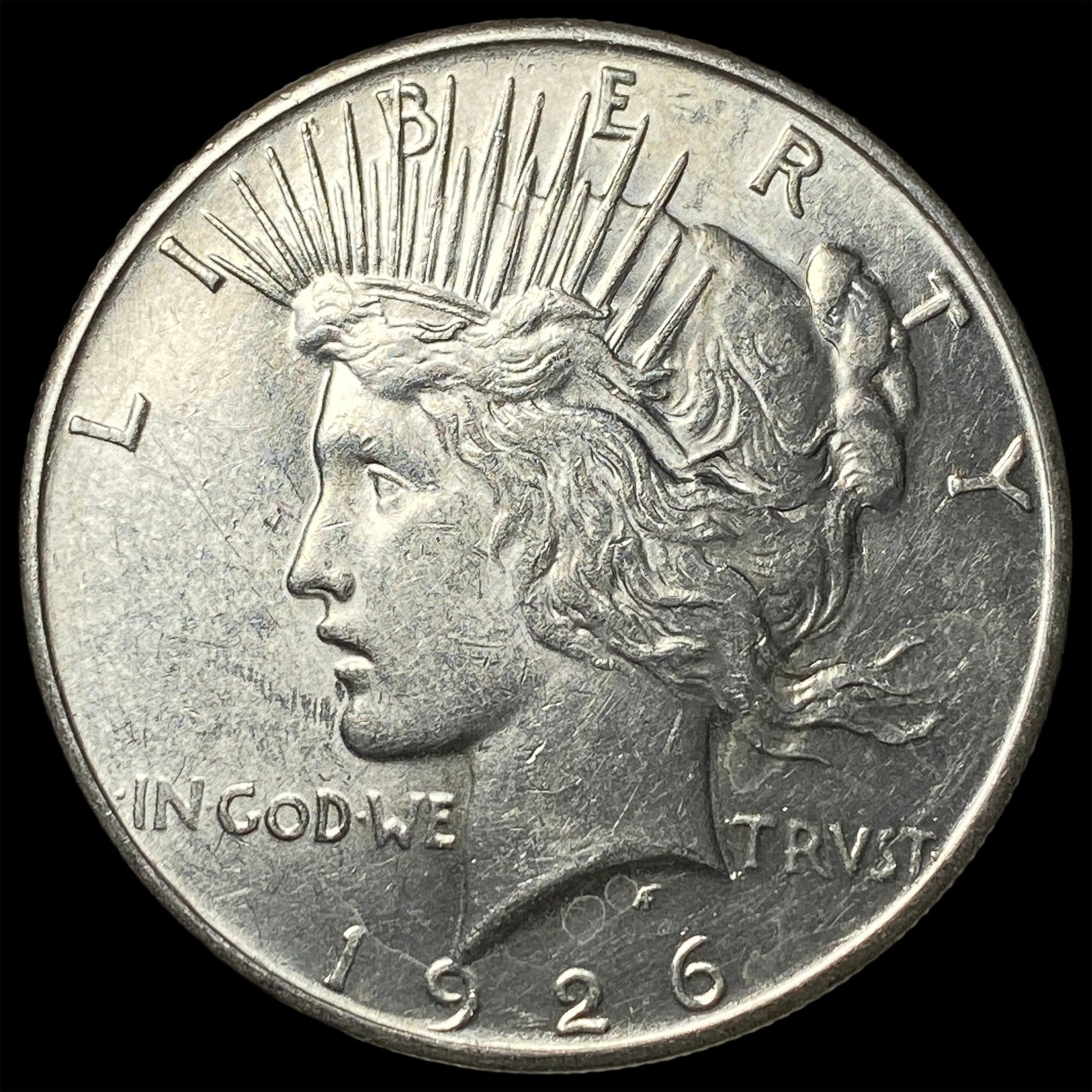 1926-S Silver Peace Dollar CHOICE BU: 1926-S Silver Peace Dollar CHOICE BU