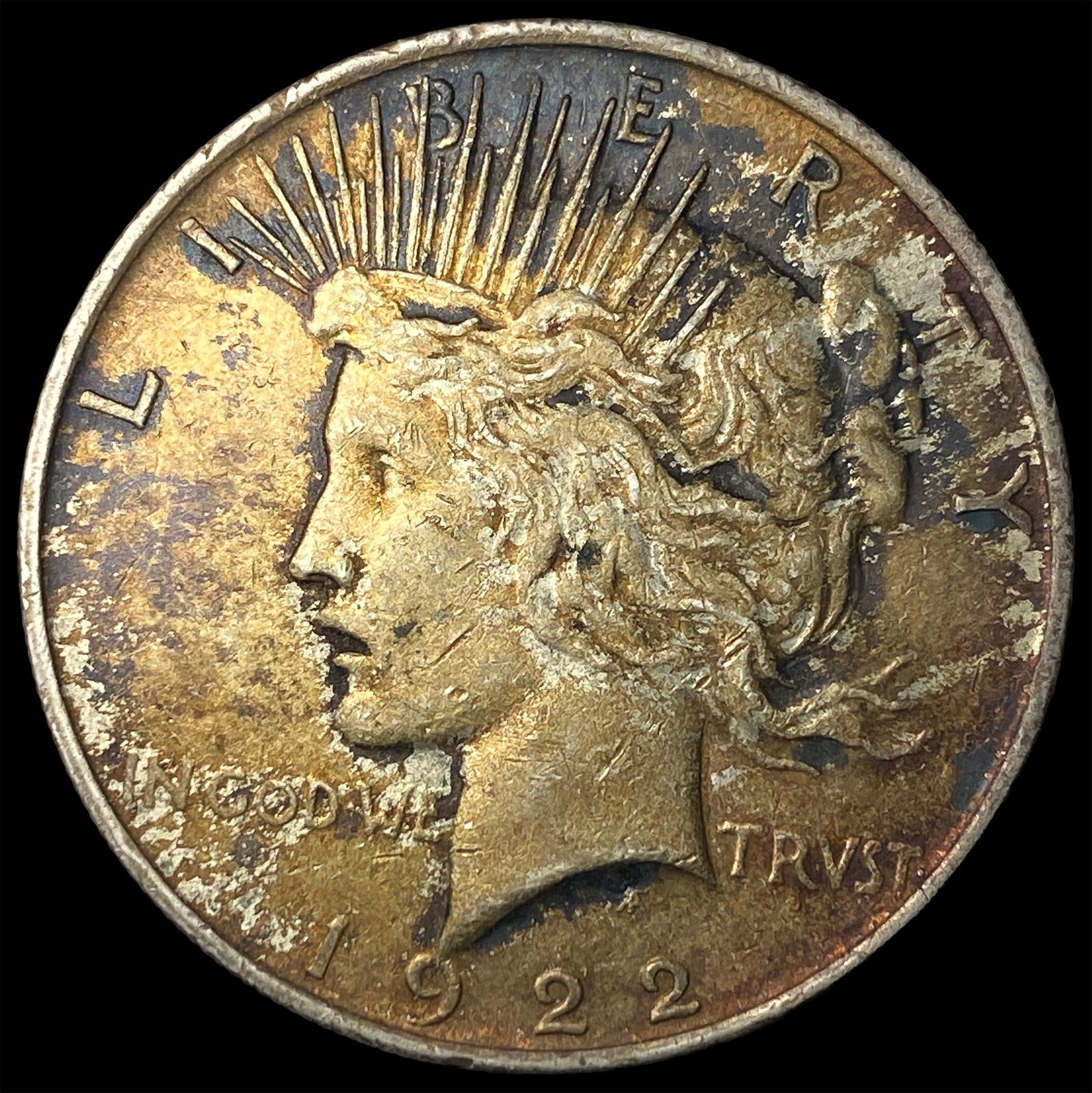 1922 Silver Peace Dollar NEARLY UNCIRCULATED: 1922 Silver Peace Dollar NEARLY UNCIRCULATED