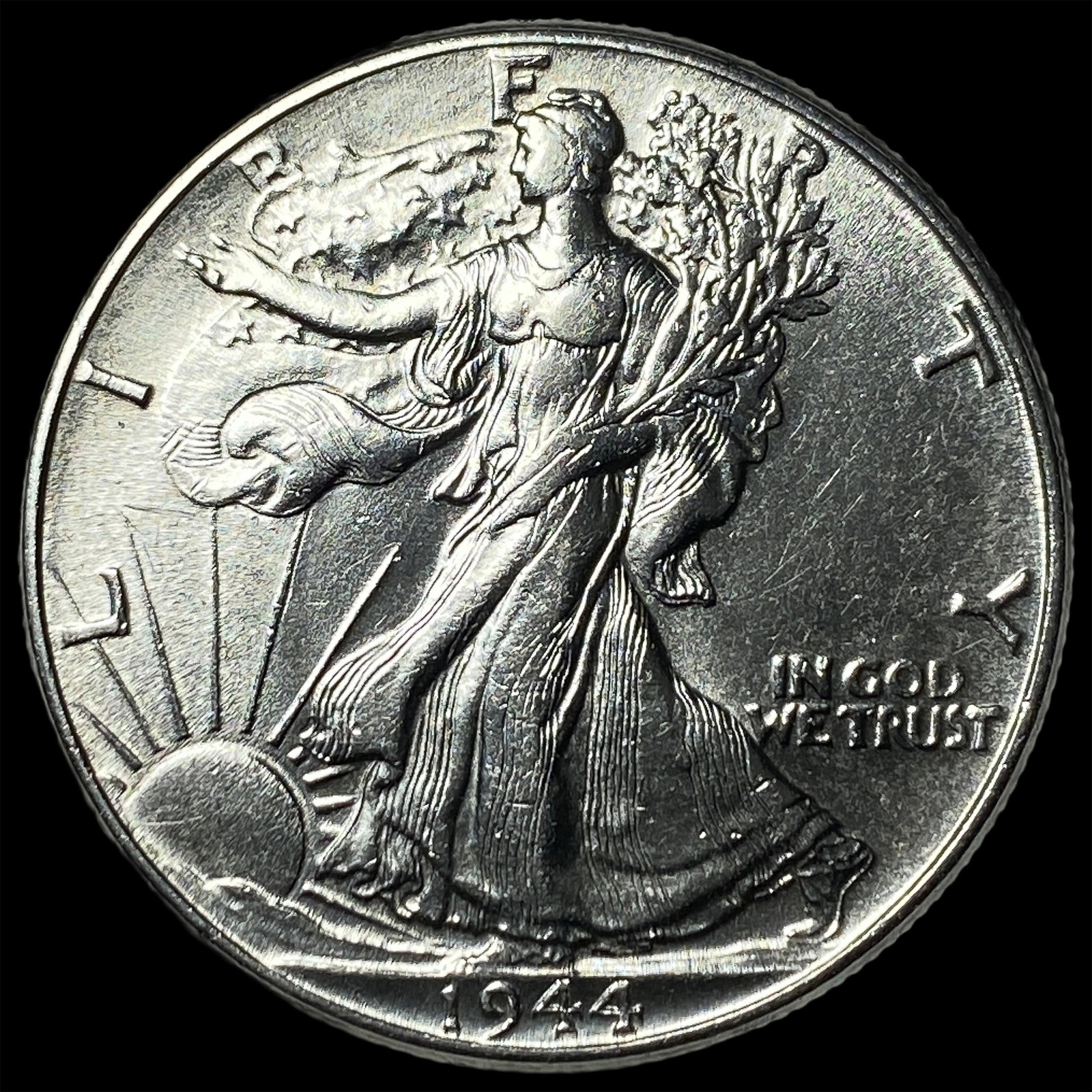 1944-P Silver Walking Liberty Half Dollar GEM BU (1 of 2)