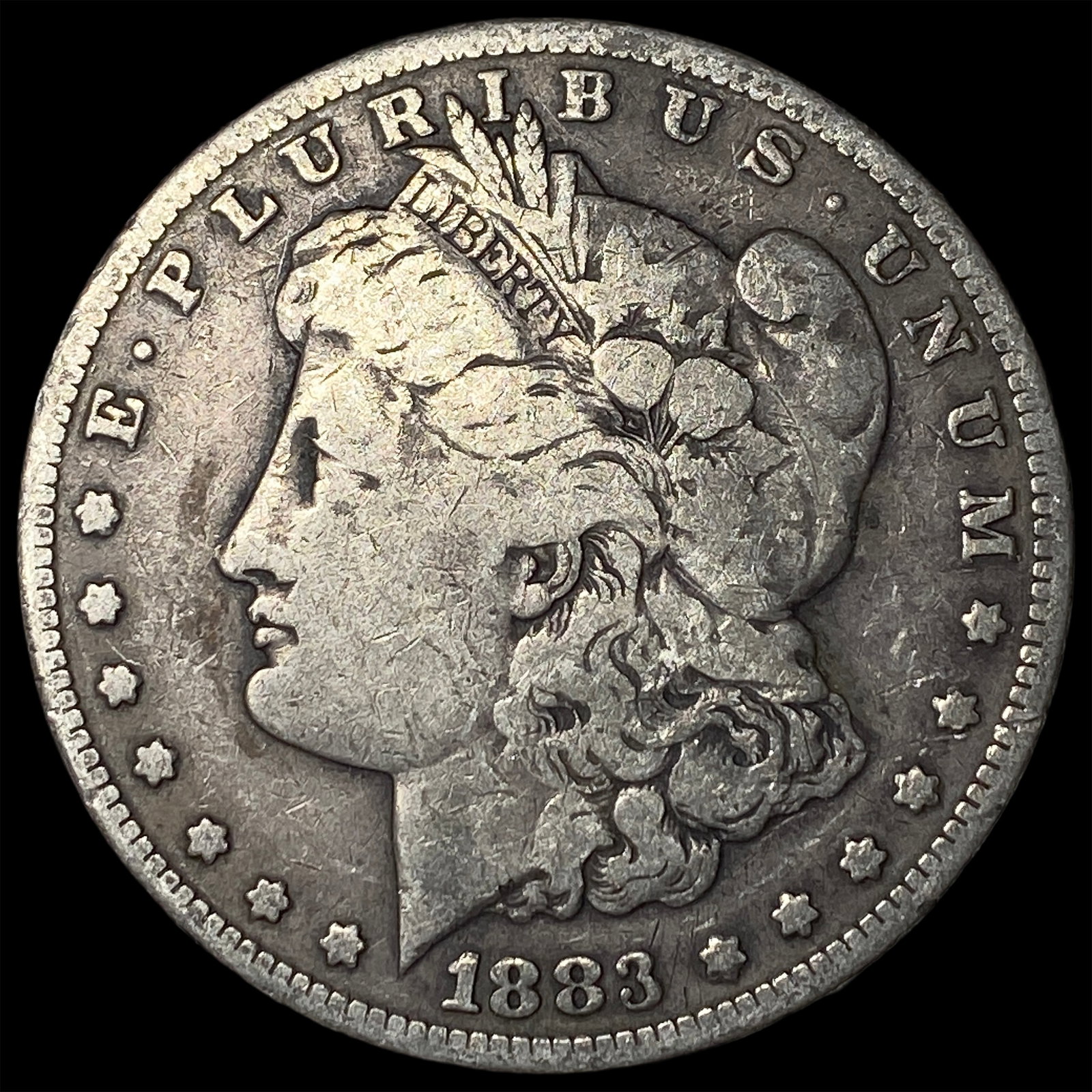 1883-S Silver Morgan Dollar LIGHTLY CIRCULATED: 1883-S Silver Morgan Dollar LIGHTLY CIRCULATED