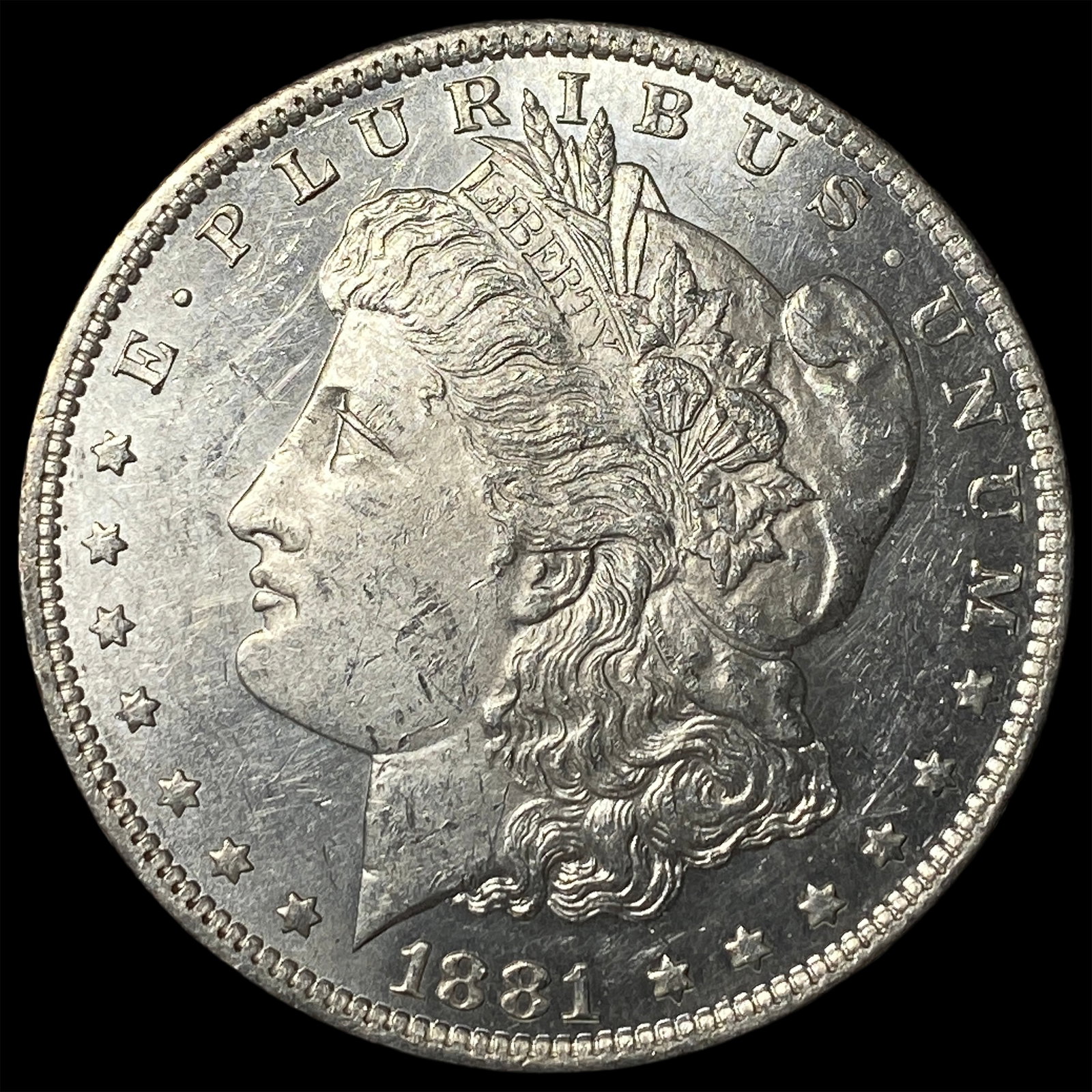 1881-O Silver Morgan Dollar SUPERB GEM BU: 1881-O Silver Morgan Dollar SUPERB GEM BU