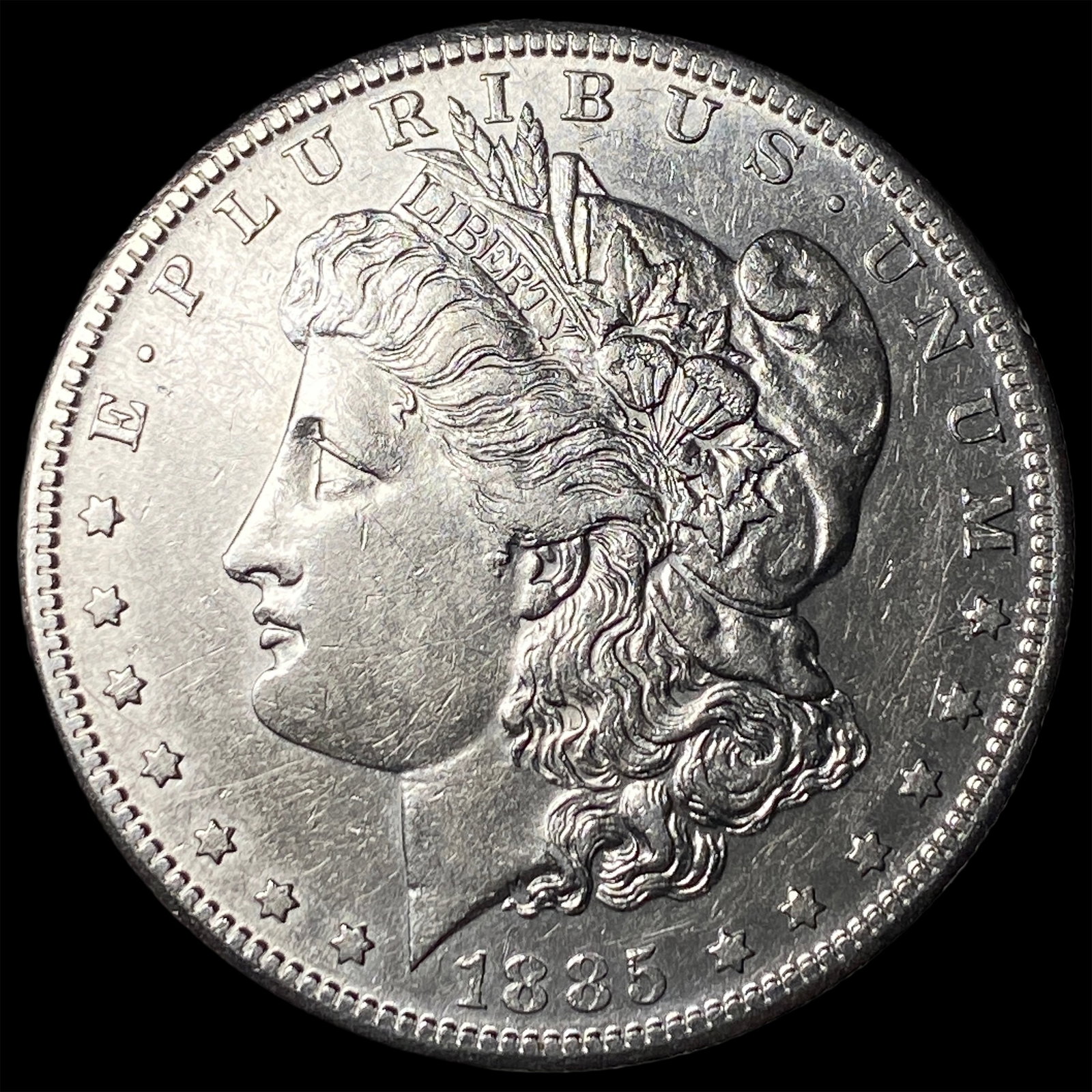 1885-S Silver Morgan Dollar UNCIRCULATED: 1885-S Silver Morgan Dollar UNCIRCULATED