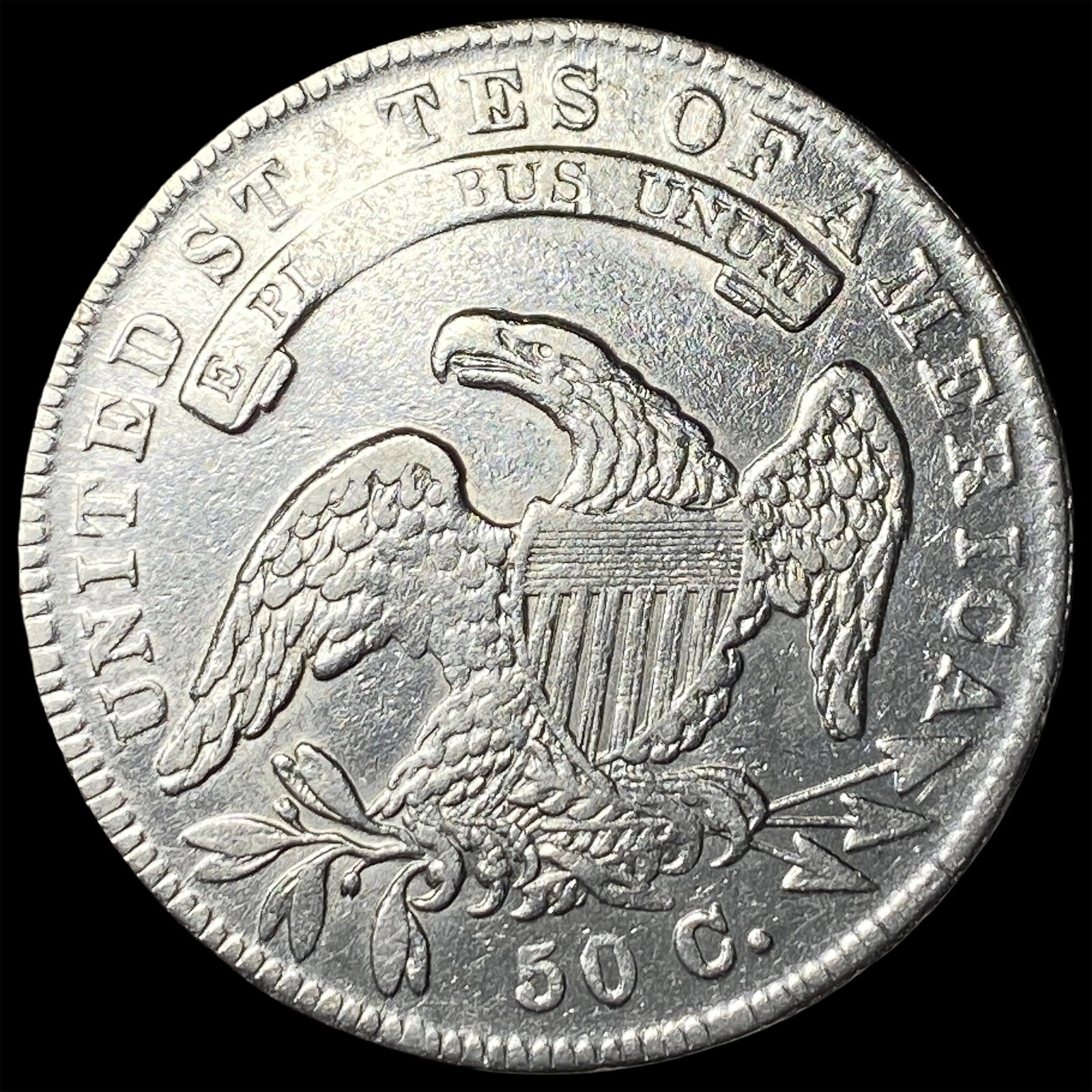 1834 Capped Bust Half Dollar CHOICE AU - 2