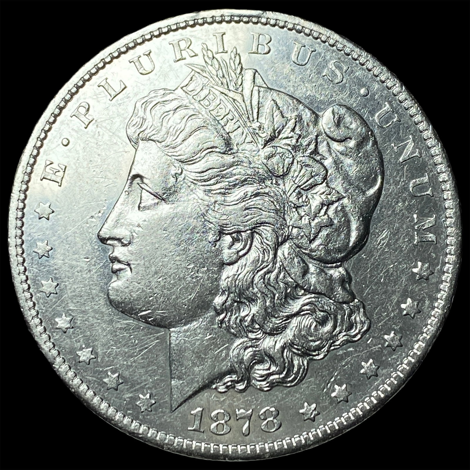 1878-S Silver Morgan Dollar UNCIRCULATED: 1878-S Silver Morgan Dollar UNCIRCULATED