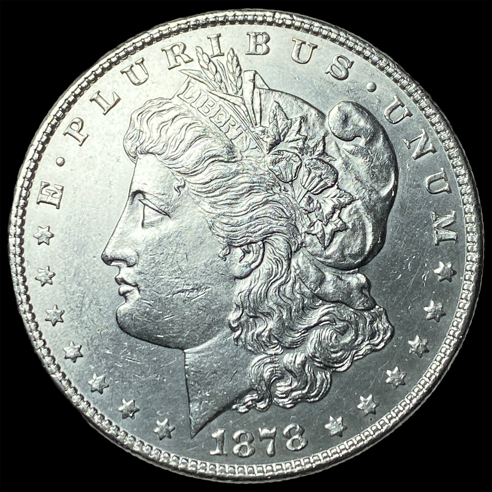 1878 Silver Morgan Dollar CHOICE BU: 1878 Silver Morgan Dollar CHOICE BU