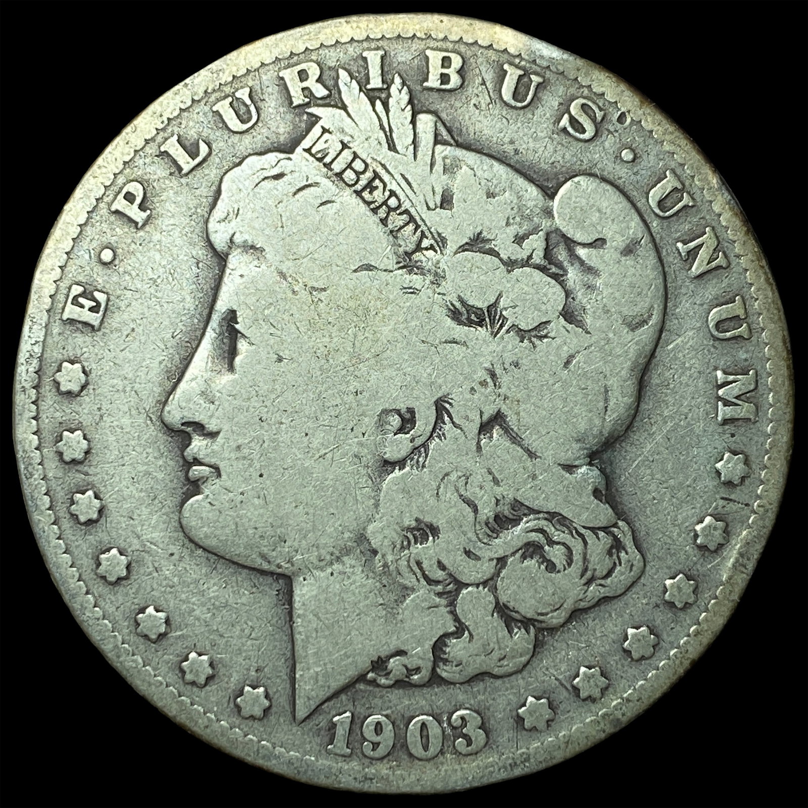 1903-S Silver Morgan Dollar LIGHTLY CIRCULATED: 1903-S Silver Morgan Dollar LIGHTLY CIRCULATED
