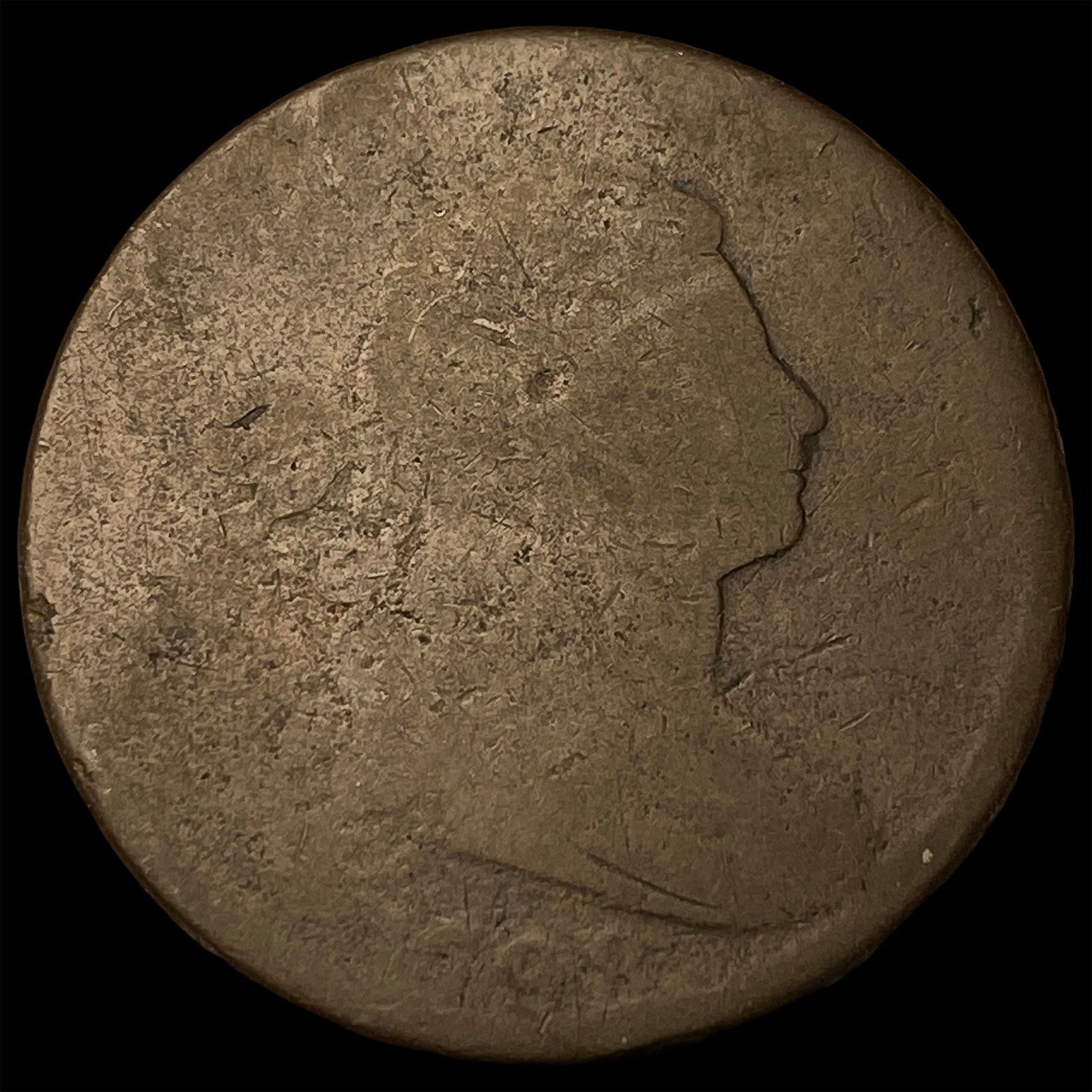 1821 Large Cent Coronet Head NICELY CIRCULATED (1 of 2)
