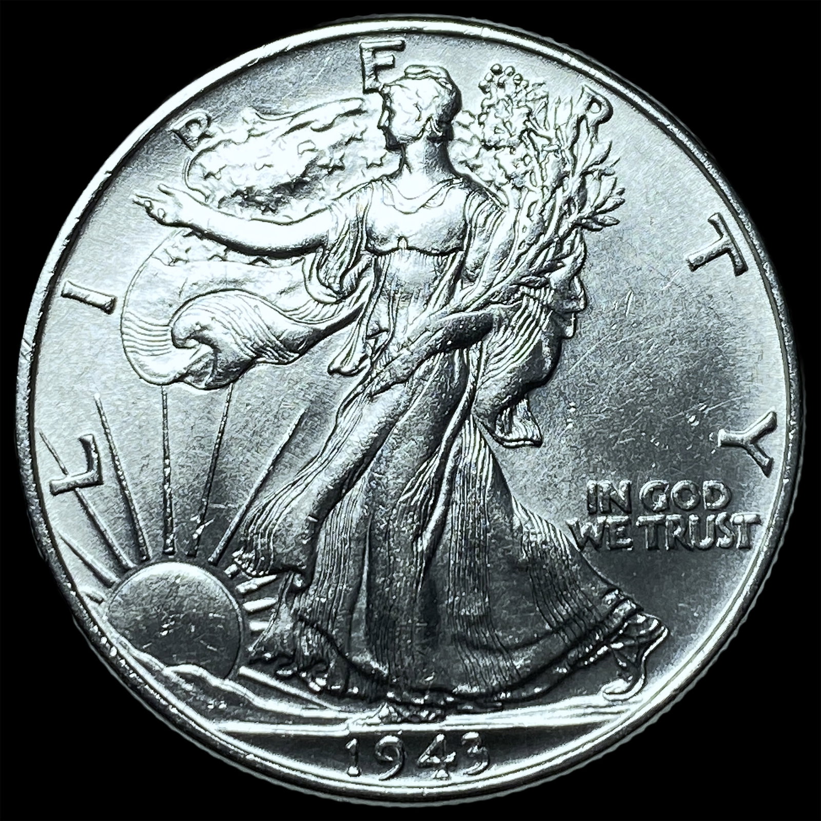 1943 Walking Liberty Half Dollar UNCIRCULATED (1 of 2)