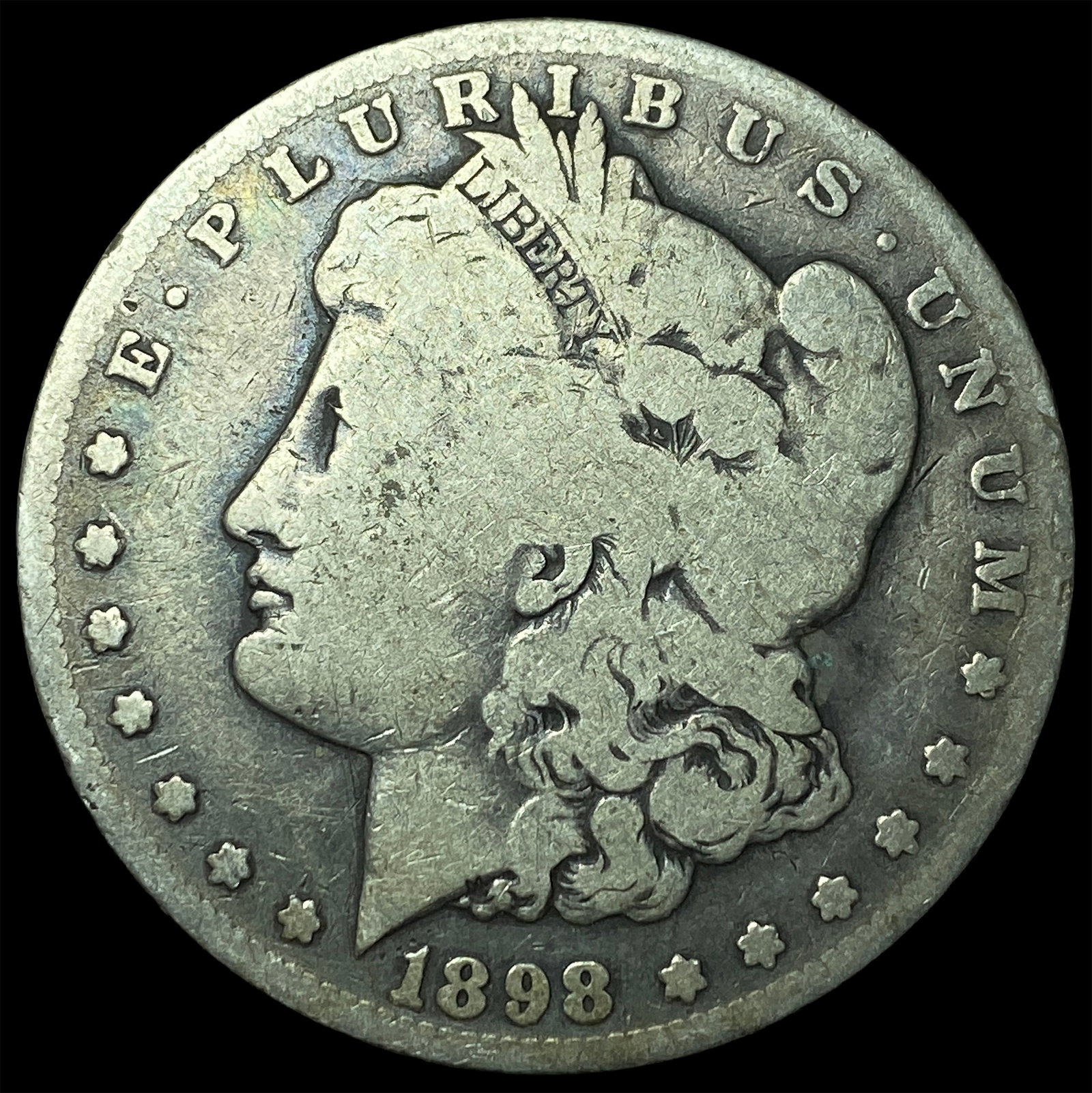 1898-S Morgan Silver Dollar LIGHTLY CIRCULATED: 1898-S Morgan Silver Dollar LIGHTLY CIRCULATED