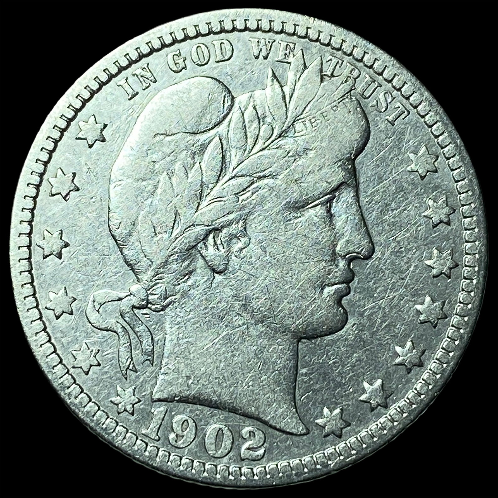 1902-O Barber Quarter LIGHTLY CIRCULATED: 1902-O Barber Quarter LIGHTLY CIRCULATED
