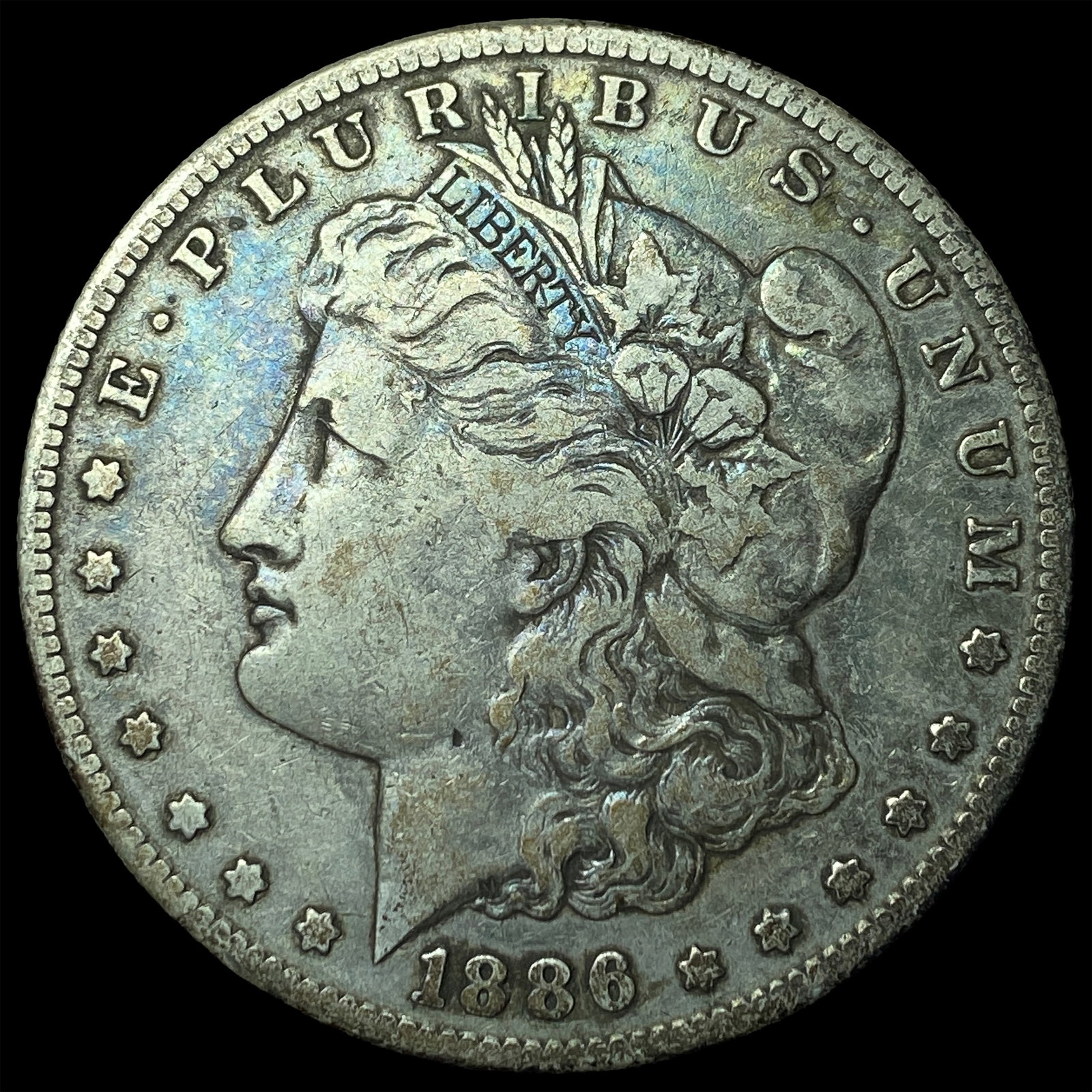 1886-S Silver Morgan Dollar LIGHTLY CIRCULATED: 1886-S Silver Morgan Dollar LIGHTLY CIRCULATED