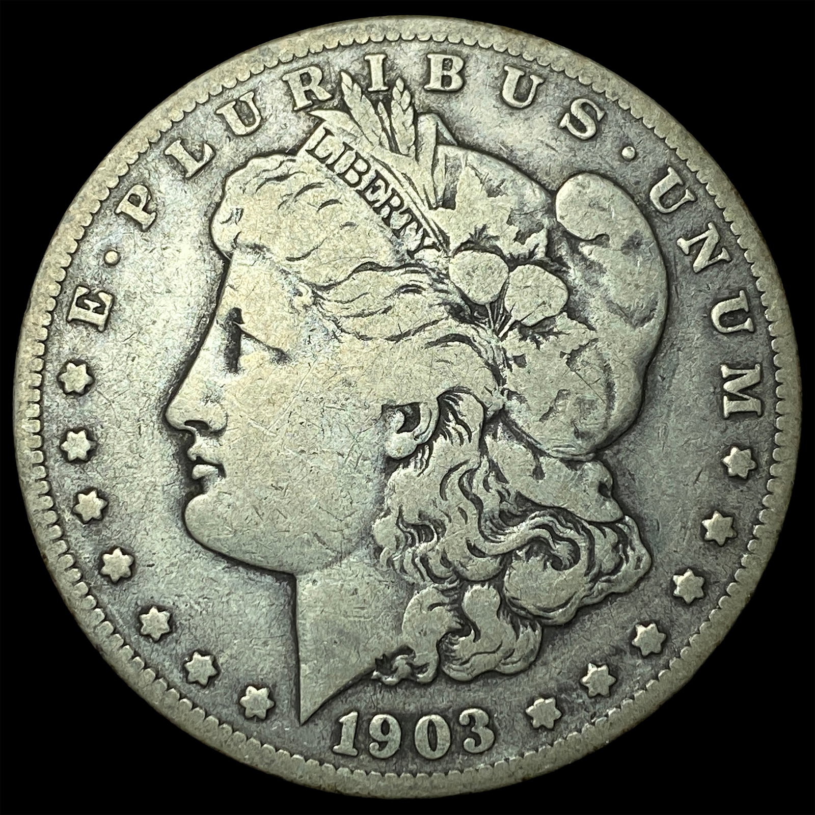 1903-S Silver Morgan Dollar LIGHTLY CIRCULATED: 1903-S Silver Morgan Dollar LIGHTLY CIRCULATED