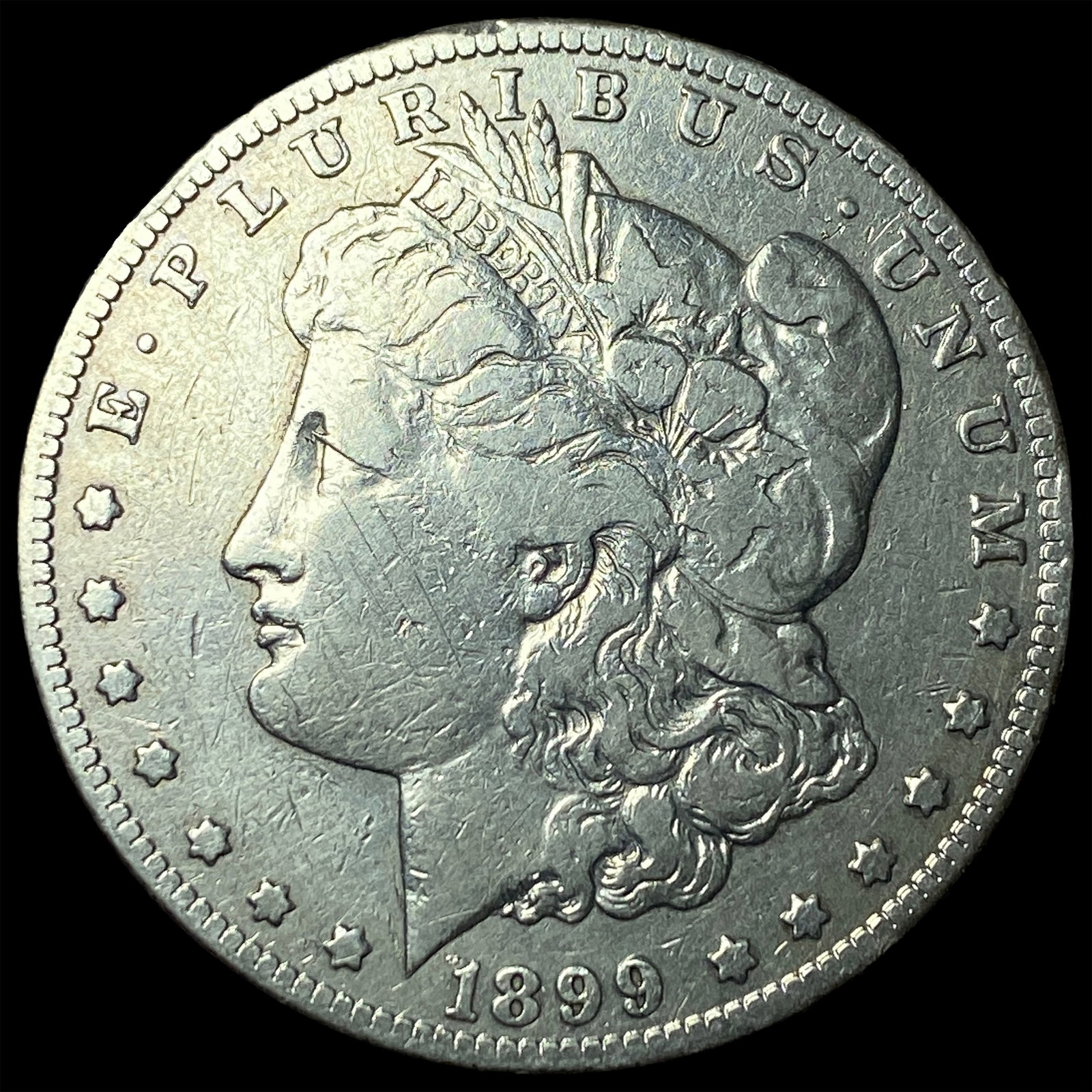 1899-S Silver Morgan Dollar LIGHTLY CIRCULATED: 1899-S Silver Morgan Dollar LIGHTLY CIRCULATED