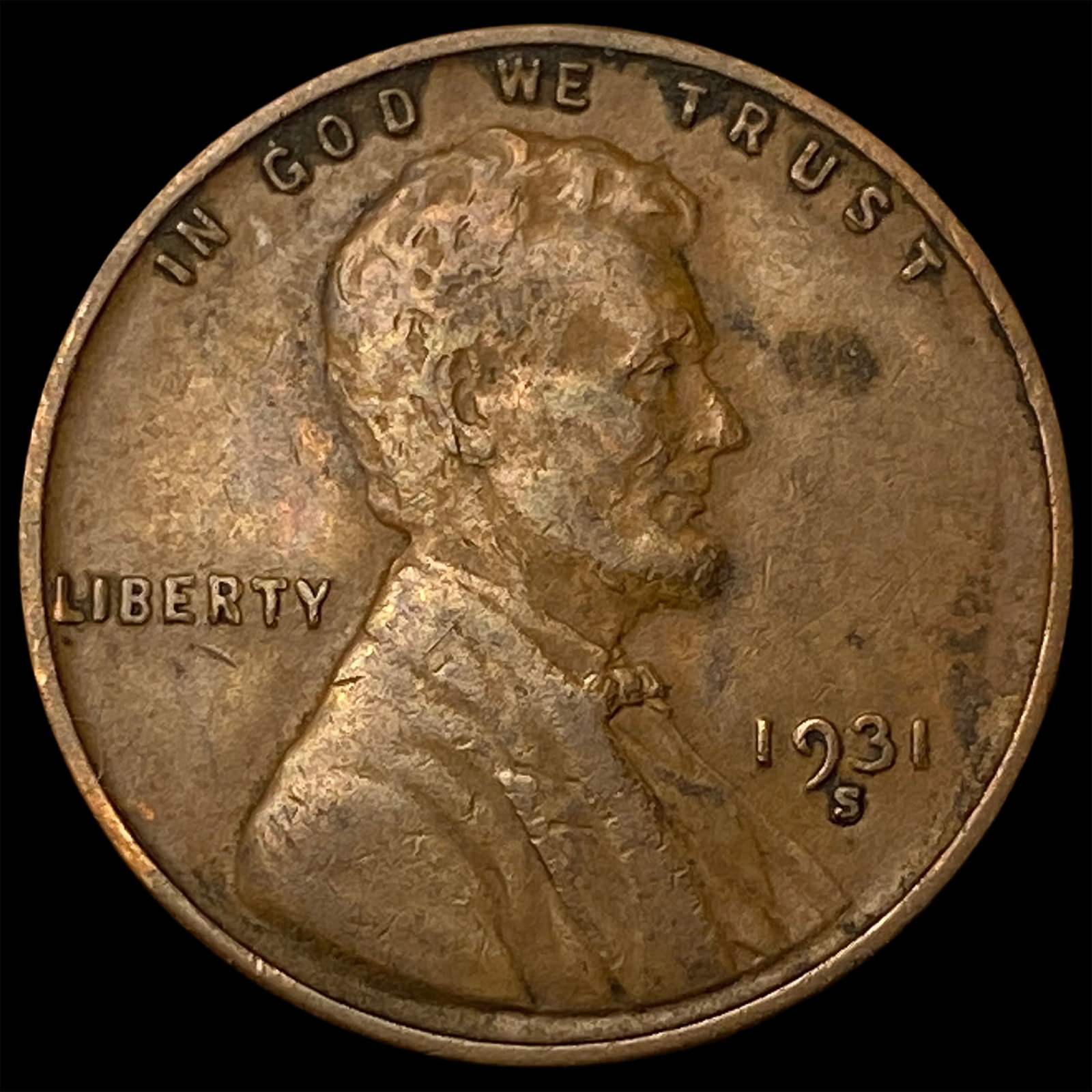 1931-S Lincoln Wheat Cent UNCIRCULATED: 1931-S Lincoln Wheat Cent UNCIRCULATED
