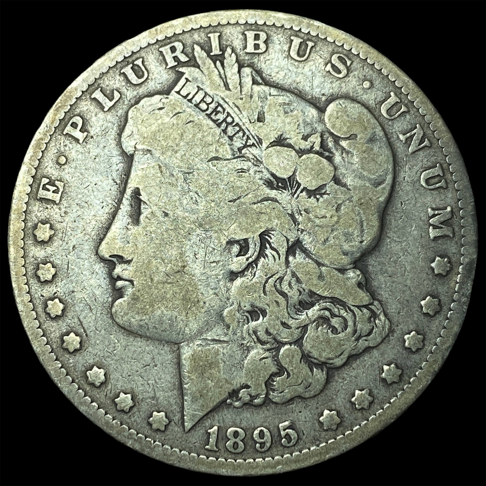 1895-O Silver Morgan Dollar ABOUT UNCIRCULATED: 1895-O Silver Morgan Dollar ABOUT UNCIRCULATED