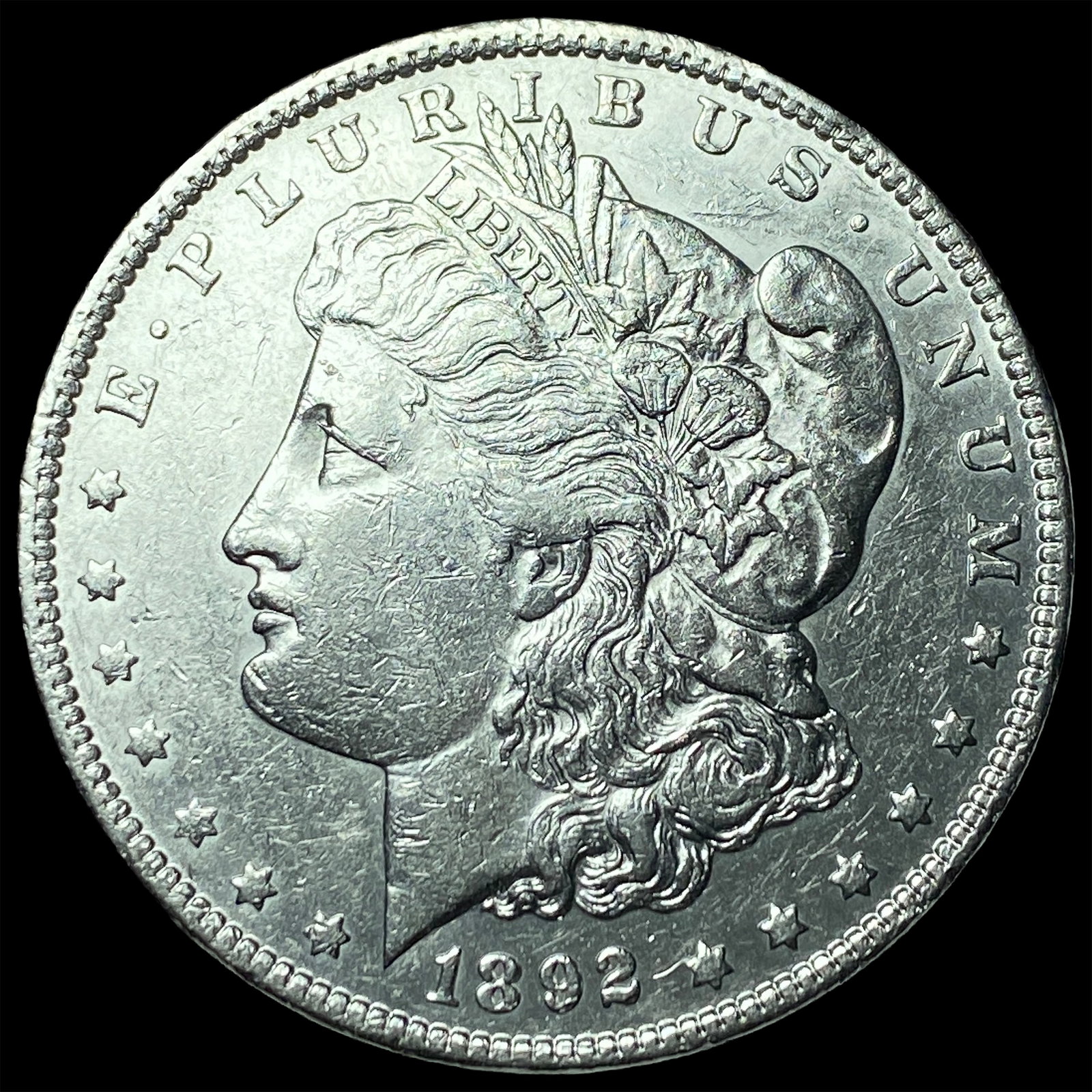 1892 Silver Morgan Dollar UNCIRCULATED: 1892 Silver Morgan Dollar UNCIRCULATED