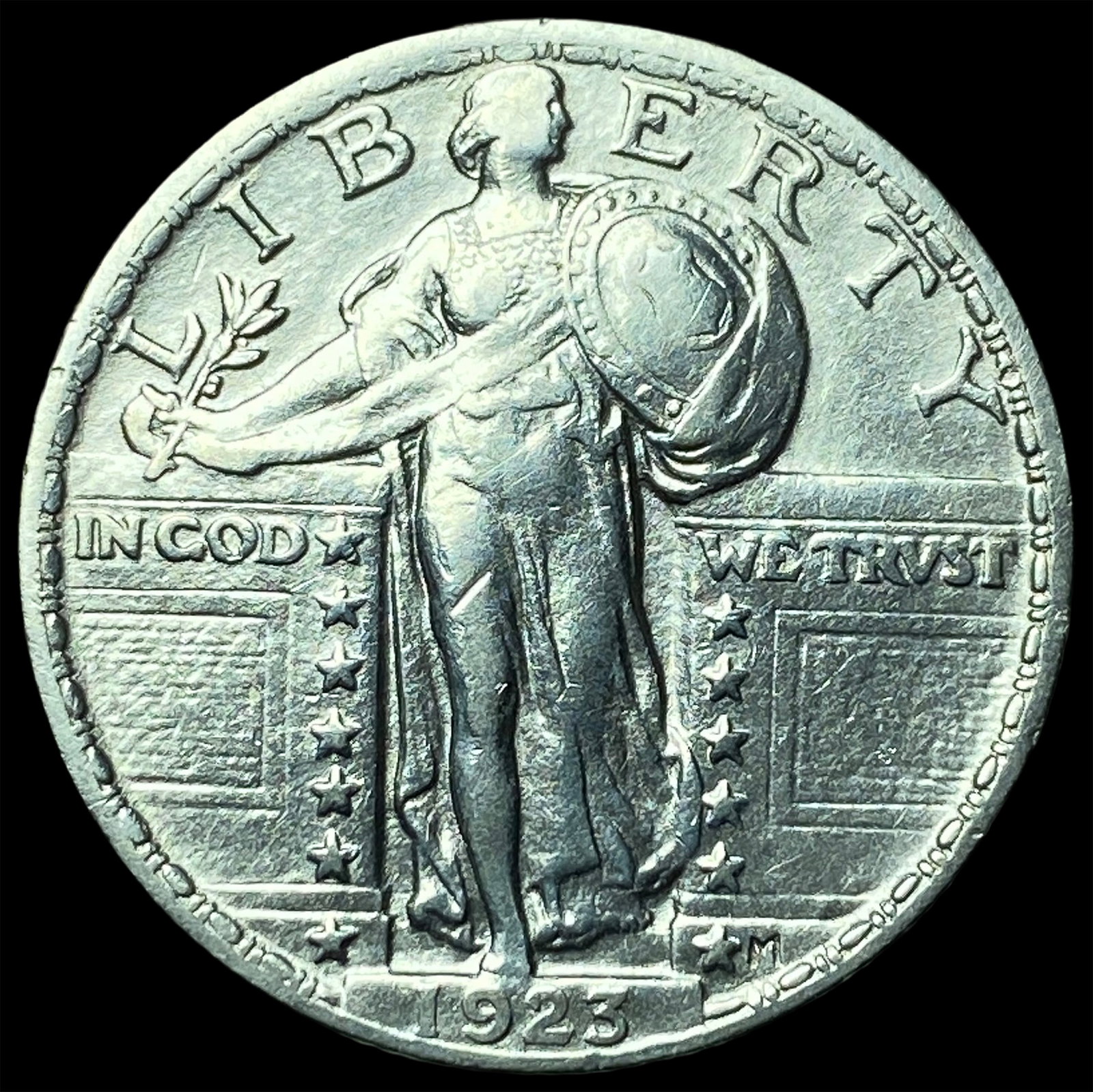 1923 Standing Liberty Quarter CLOSELY UNCIRCULATED: 1923 Standing Liberty Quarter CLOSELY UNCIRCULATED