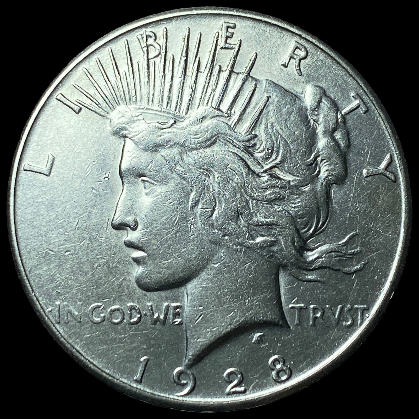 1928-S Silver Peace Dollar UNCIRCULATED: 1928-S Silver Peace Dollar UNCIRCULATED