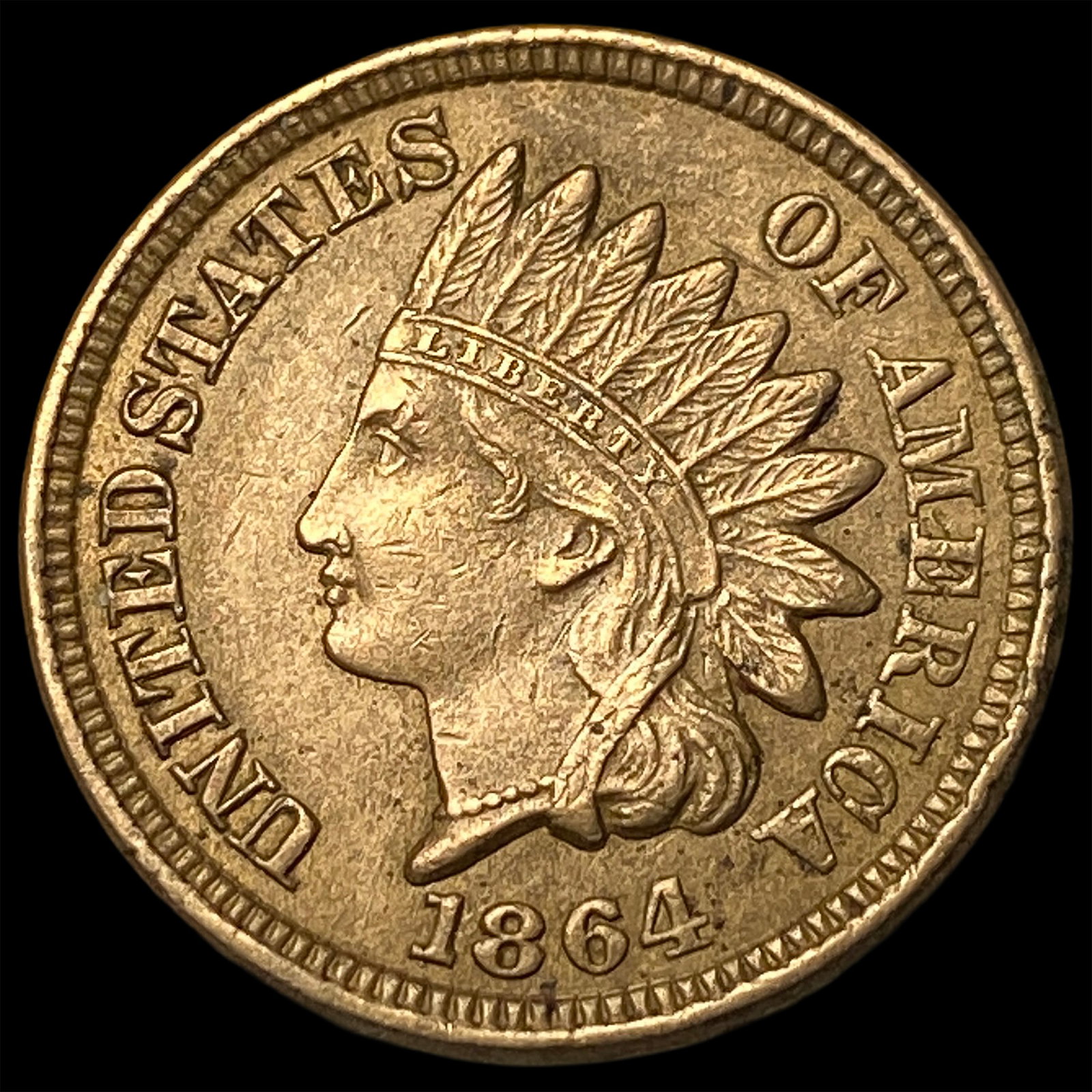 1864 Bronze Indian Head Cent UNCIRCULATED: 1864 Bronze Indian Head Cent UNCIRCULATED