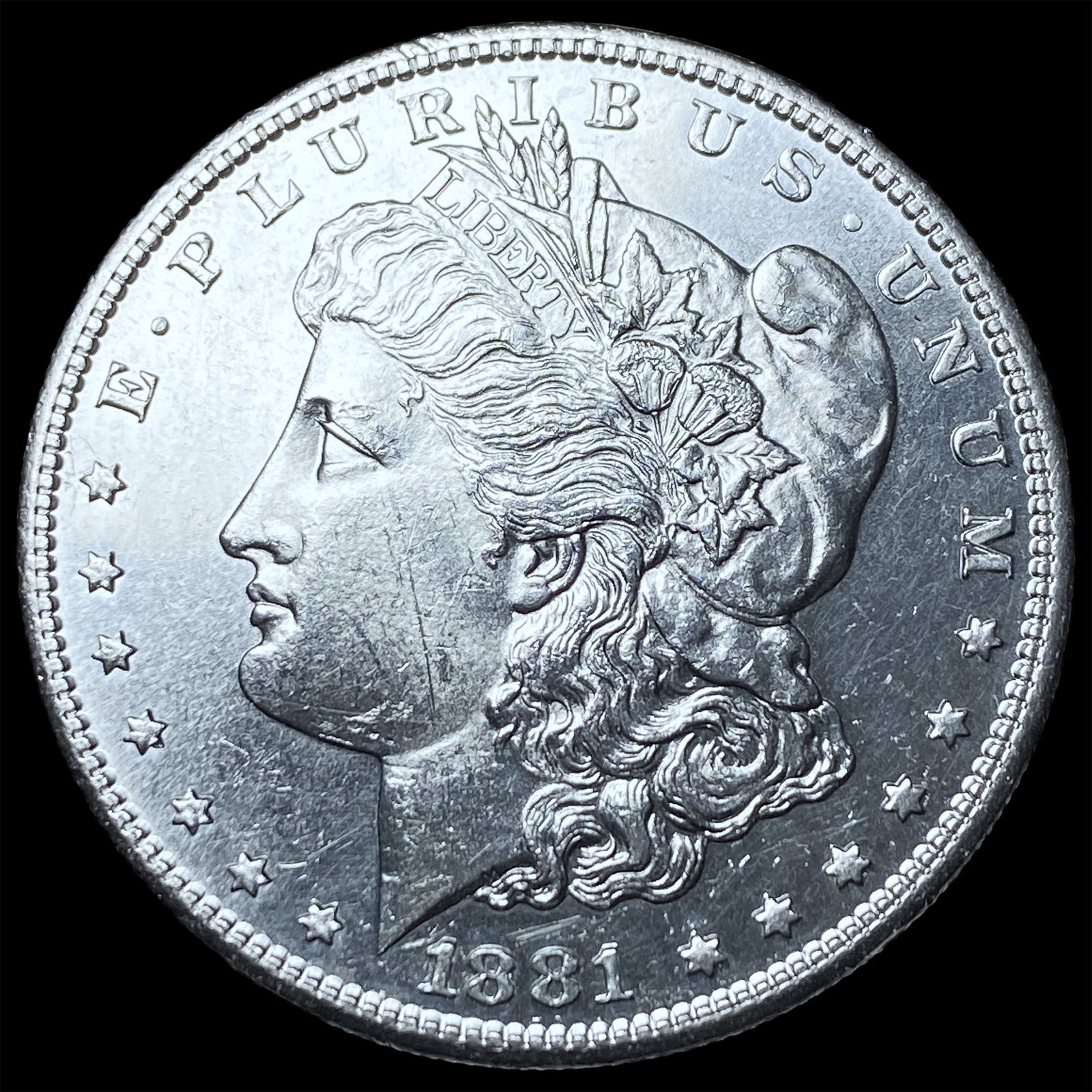 1881-S Morgan Silver Dollar UNCIRCULATED: 1881-S Morgan Silver Dollar UNCIRCULATED
