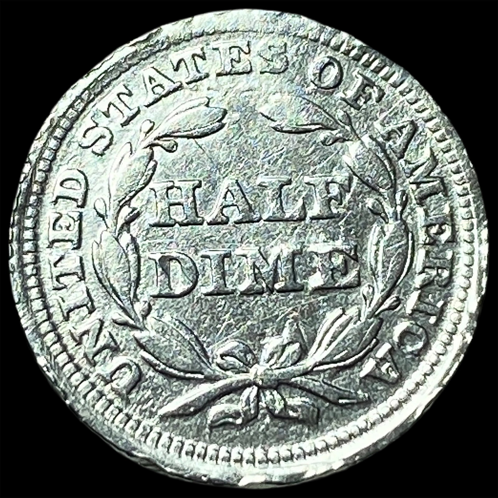 1853 Silver Half Dime HIGH GRADE - 2