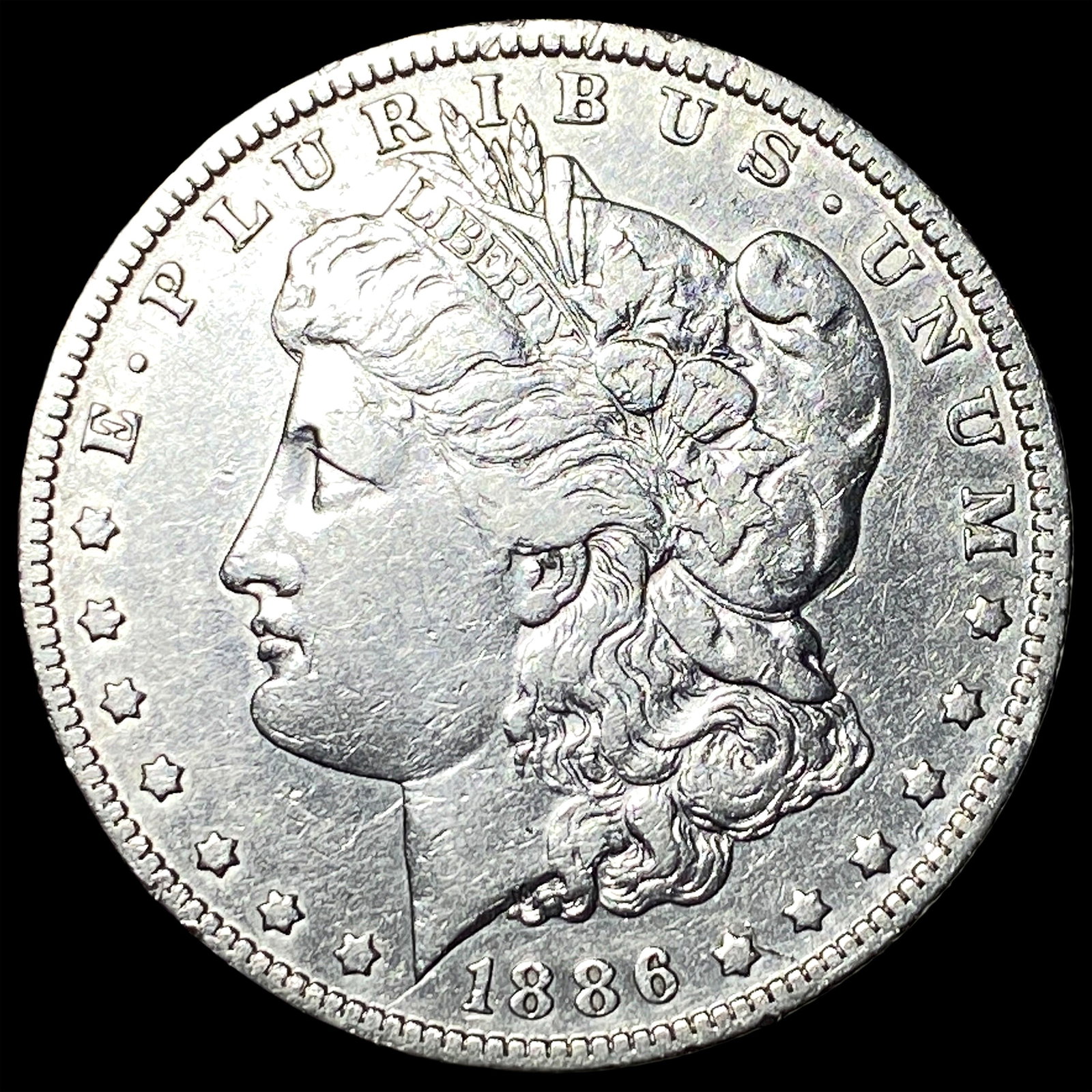 1886-O Morgan Silver Dollar NEARLY UNCIRCULATED: 1886-O Morgan Silver Dollar NEARLY UNCIRCULATED