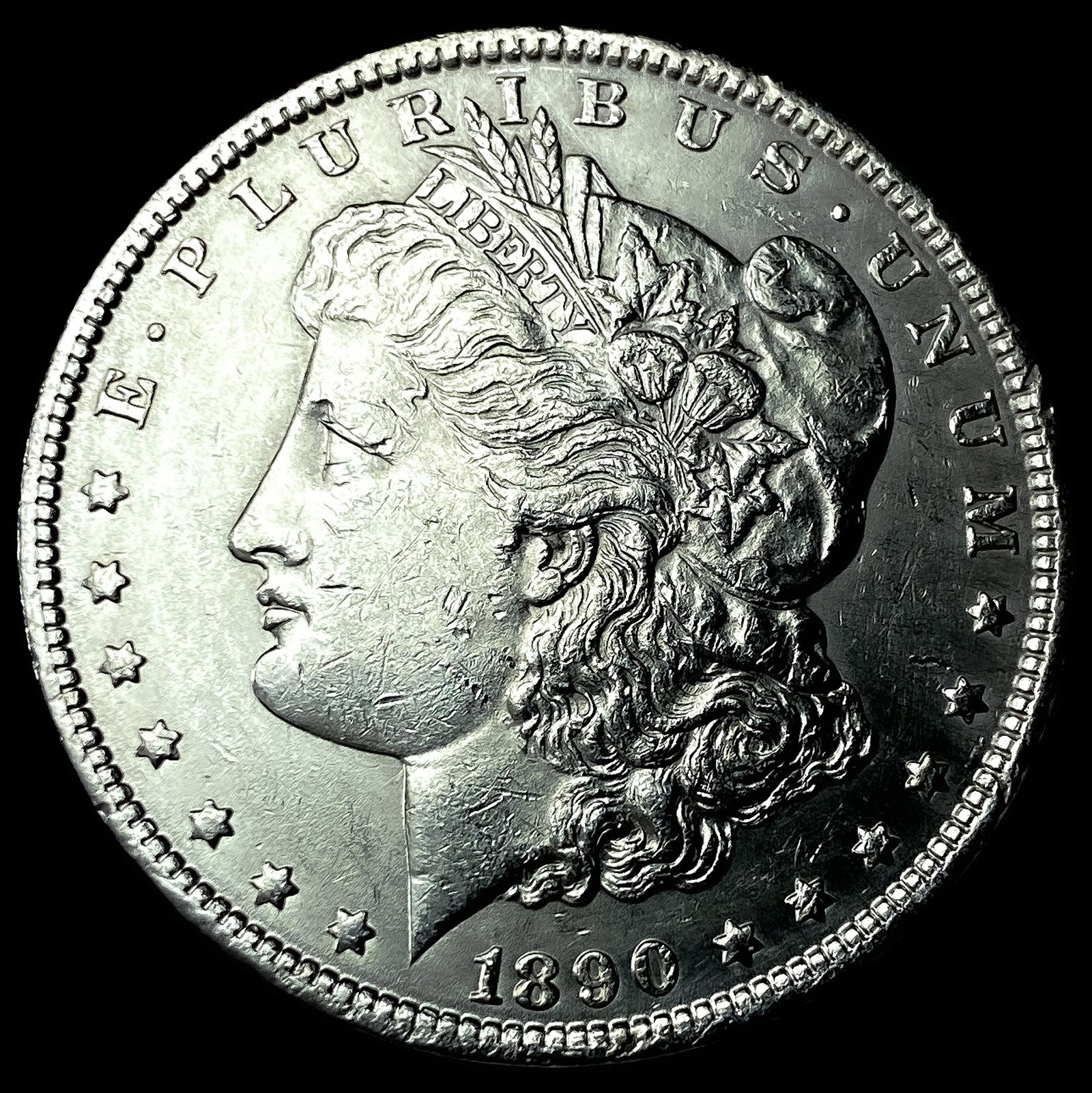 1890 Morgan Silver Dollar UNCIRCULATED: 1890 Morgan Silver Dollar UNCIRCULATED