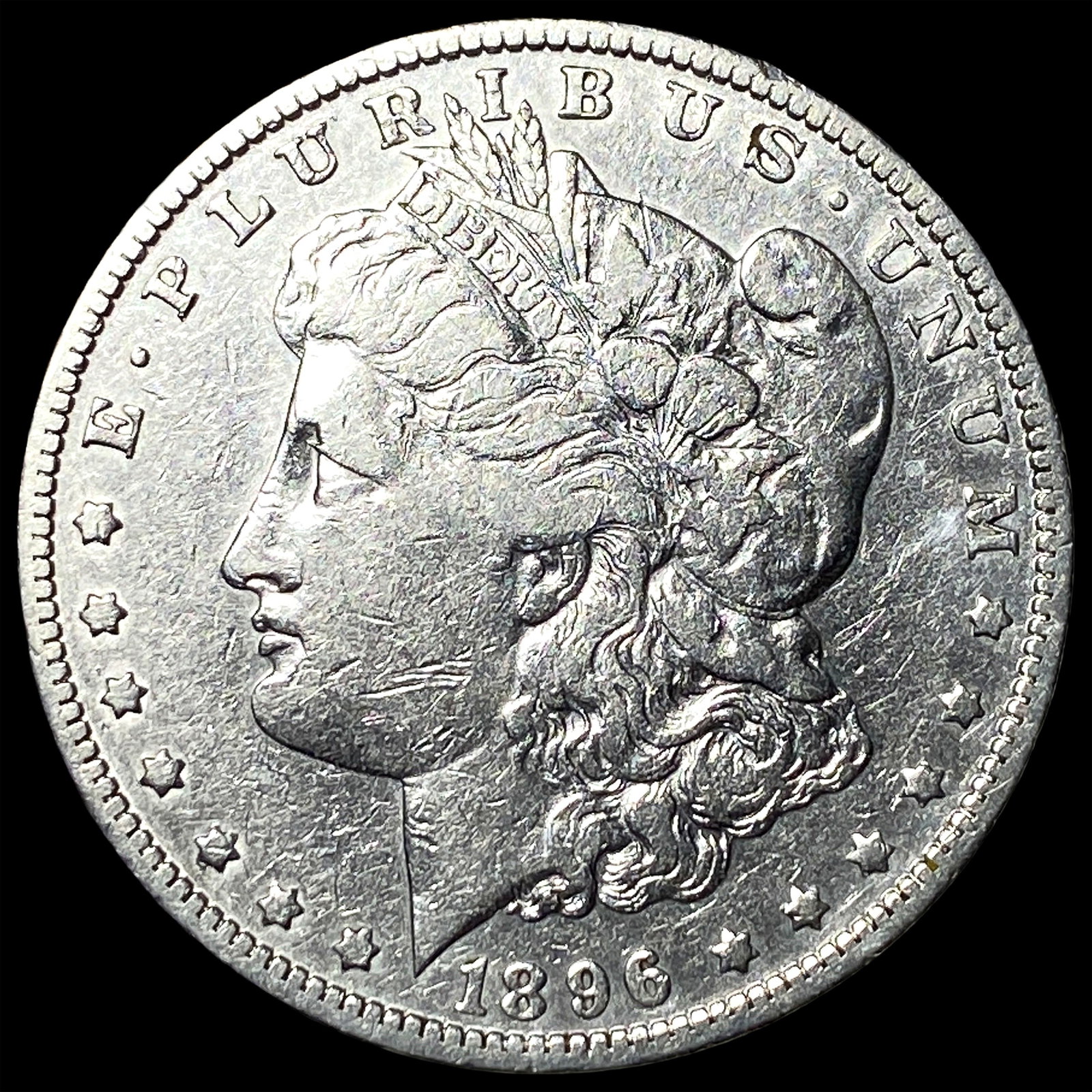 1896-O Silver Morgan Dollar NEARLY UNCIRCULATED: 1896-O Silver Morgan Dollar NEARLY UNCIRCULATED