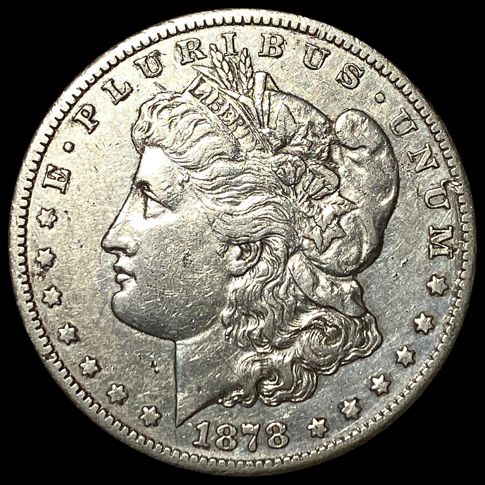 1878-CC Silver Morgan Dollar NEARLY UNCIRCULATED: 1878-CC Silver Morgan Dollar NEARLY UNCIRCULATED