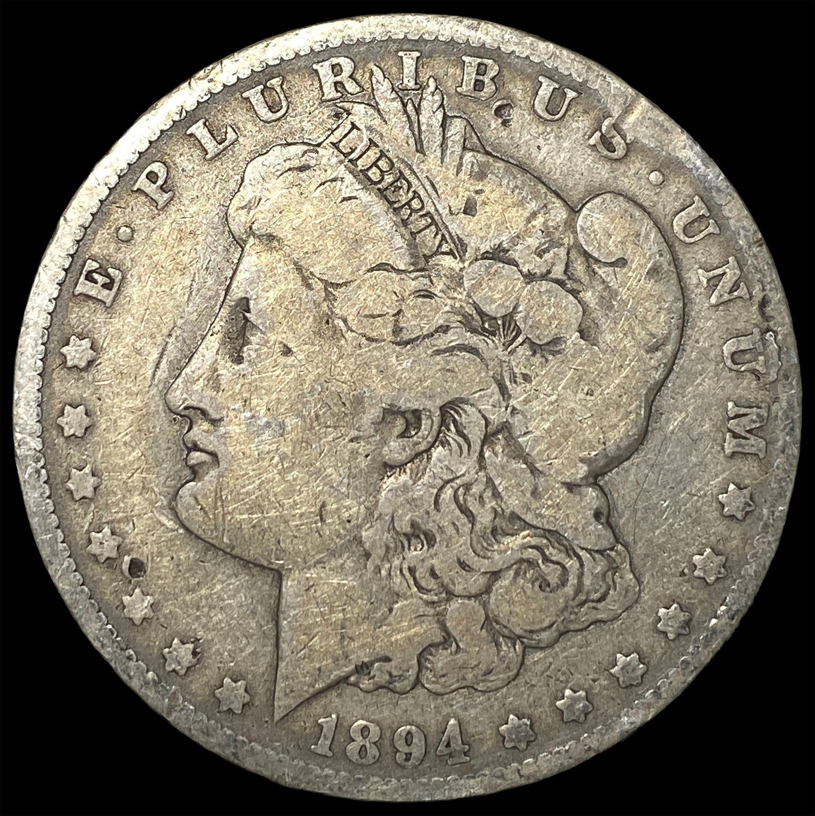 1894-O Silver Morgan Dollar NICELY CIRCULATED: 1894-O Silver Morgan Dollar NICELY CIRCULATED