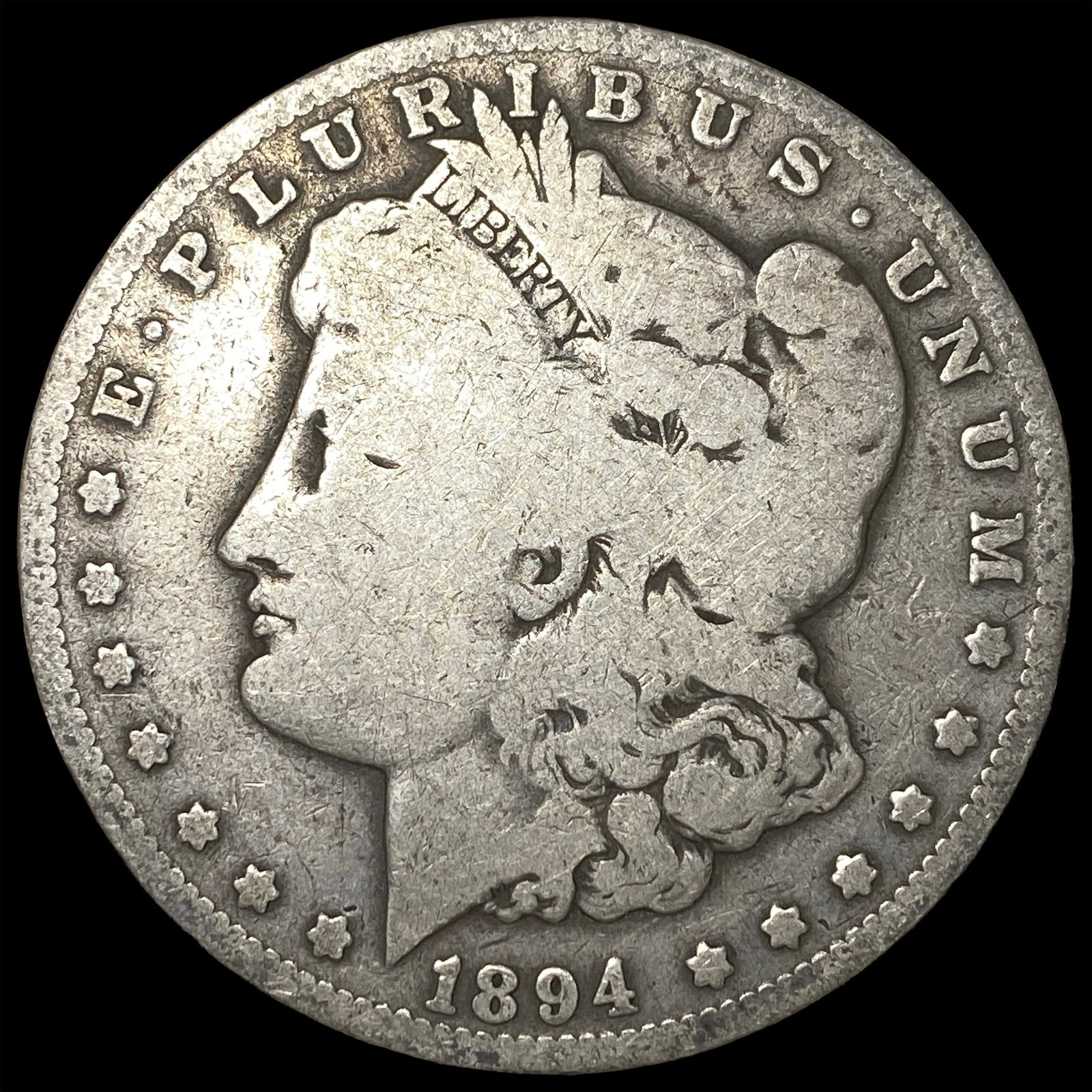 1894-O Silver Morgan Dollar NICELY CIRCULATED: 1894-O Silver Morgan Dollar NICELY CIRCULATED