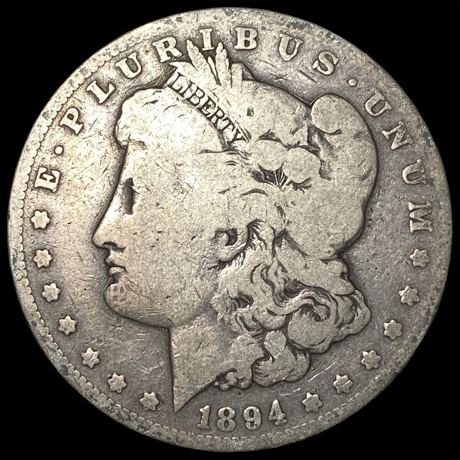 1894-O Silver Morgan Dollar NICELY CIRCULATED: 1894-O Silver Morgan Dollar NICELY CIRCULATED
