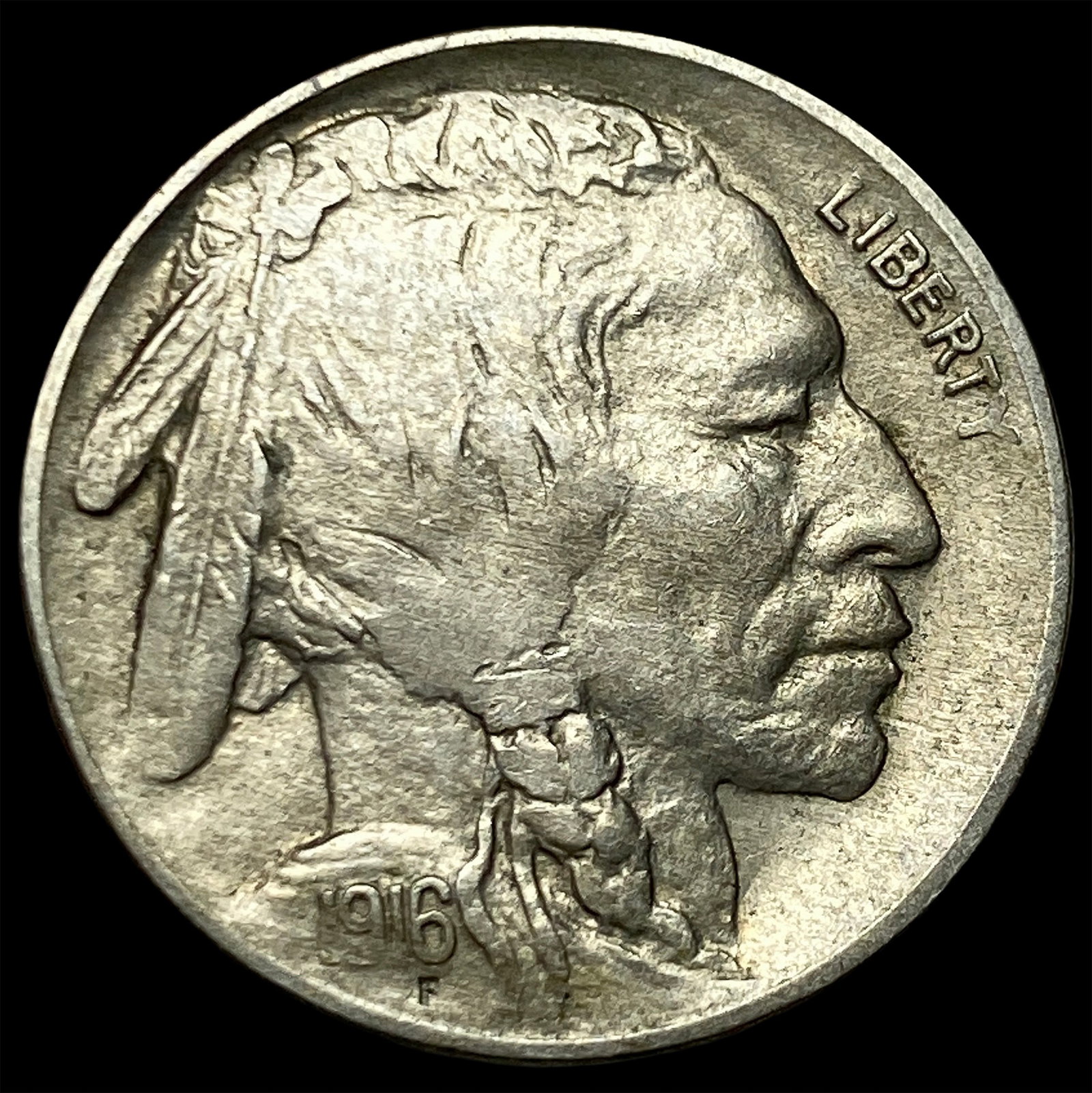 1916 Buffalo Nickel NEARLY UNCIRCULATED: 1916 Buffalo Nickel NEARLY UNCIRCULATED