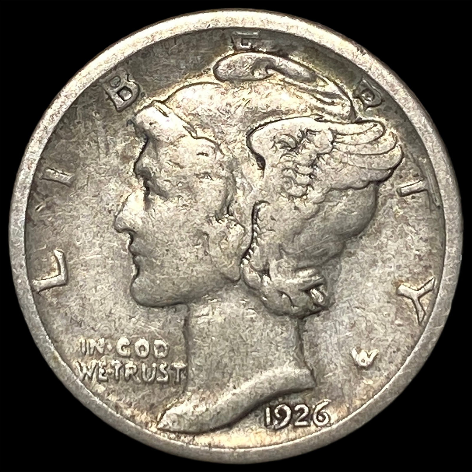 1926-S Silver Mercury Dime NEARLY UNCIRCULATED: 1926-S Silver Mercury Dime NEARLY UNCIRCULATED