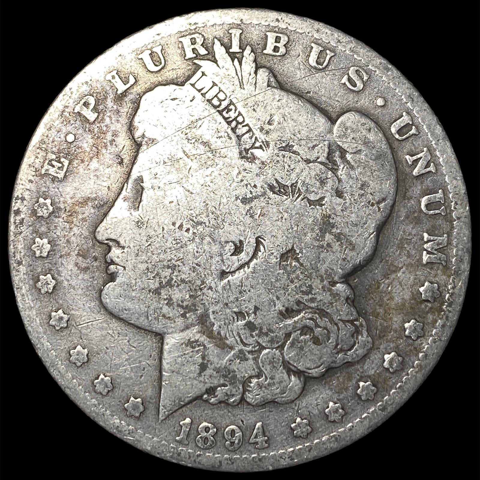 1894-O Silver Morgan Dollar NICELY CIRCULATED: 1894-O Silver Morgan Dollar NICELY CIRCULATED
