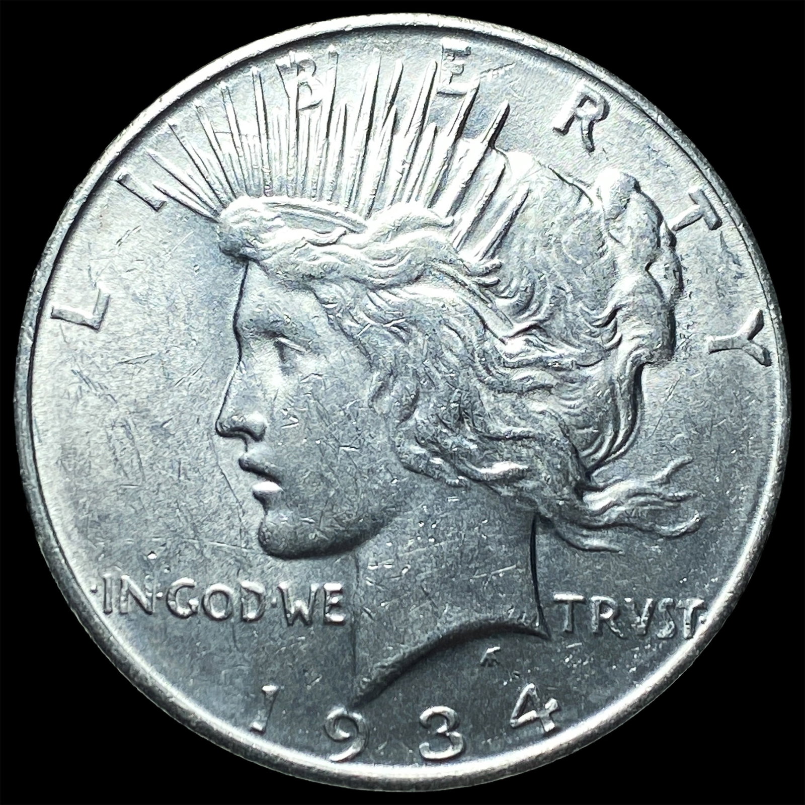 1934-D Silver Peace Dollar UNCIRCULATED: 1934-D Silver Peace Dollar UNCIRCULATED