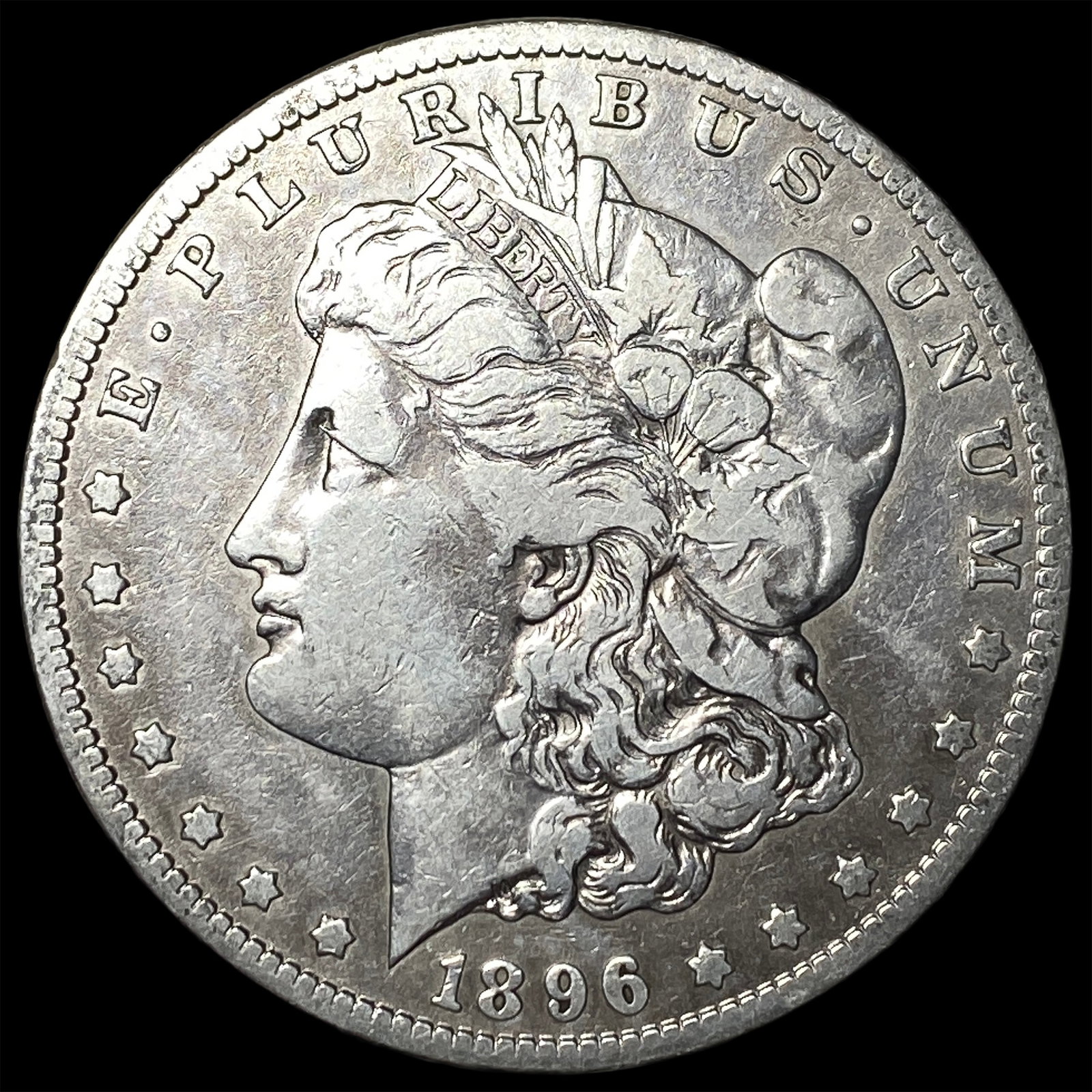 1896-S Silver Morgan Dollar LIGHTLY CIRCULATED: 1896-S Silver Morgan Dollar LIGHTLY CIRCULATED