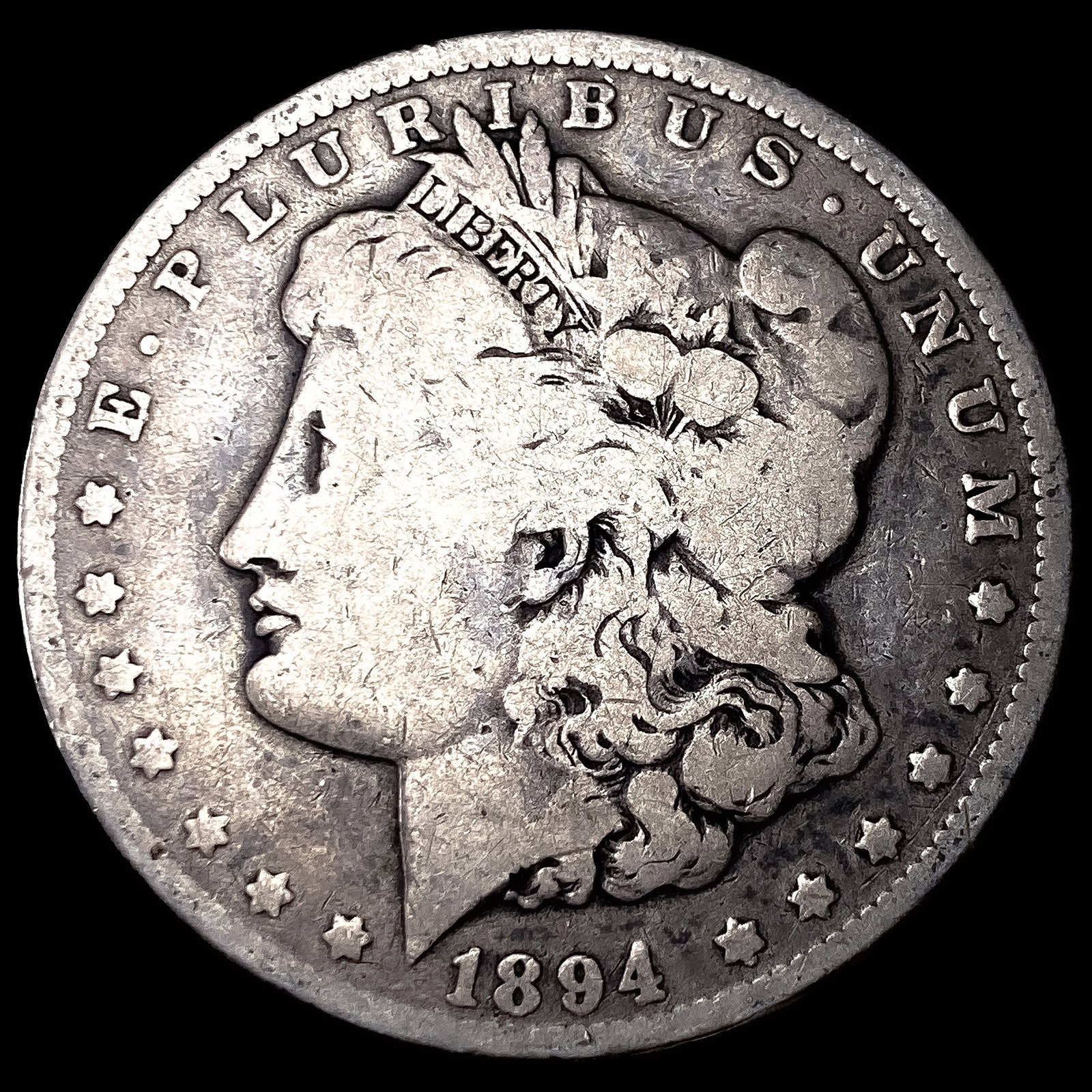 1894-O Silver Morgan Dollar NICELY CIRCULATED: 1894-O Silver Morgan Dollar NICELY CIRCULATED
