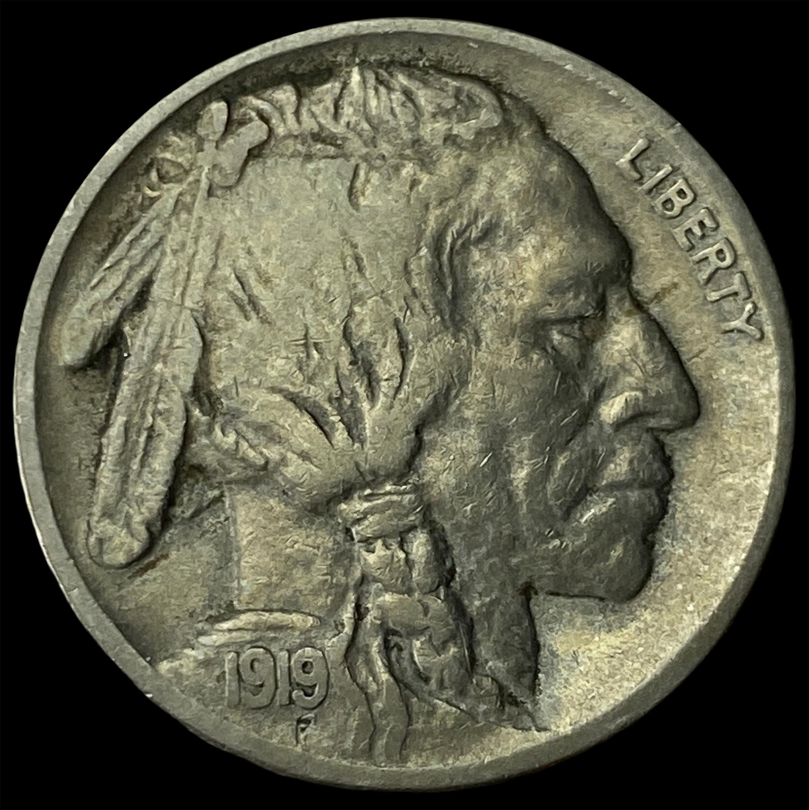 1919-S Buffalo Nickel NEARLY UNCIRCULATED: 1919-S Buffalo Nickel NEARLY UNCIRCULATED