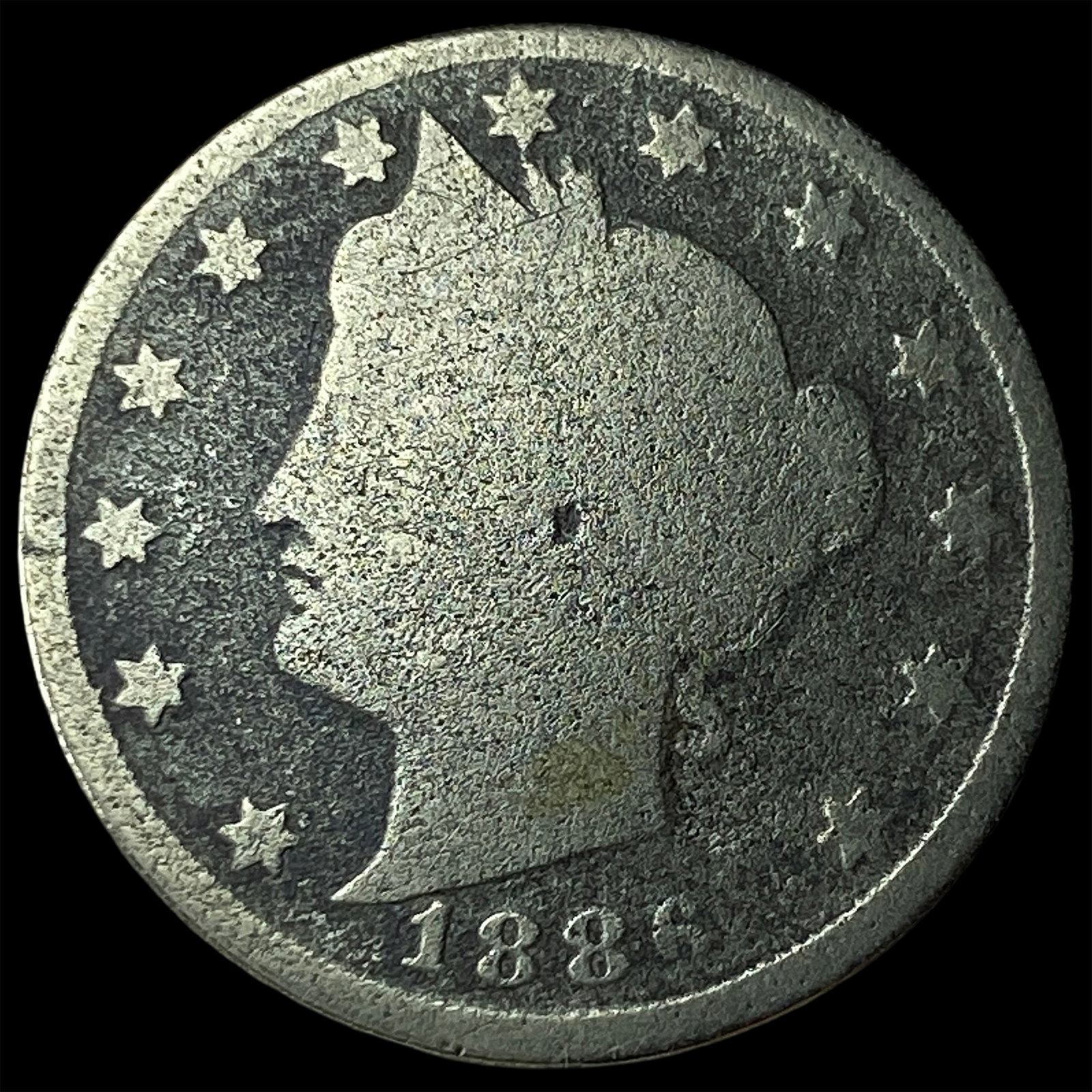 1886 Liberty Head Nickel LIGHTLY CIRCULATED: 1886 Liberty Head Nickel LIGHTLY CIRCULATED
