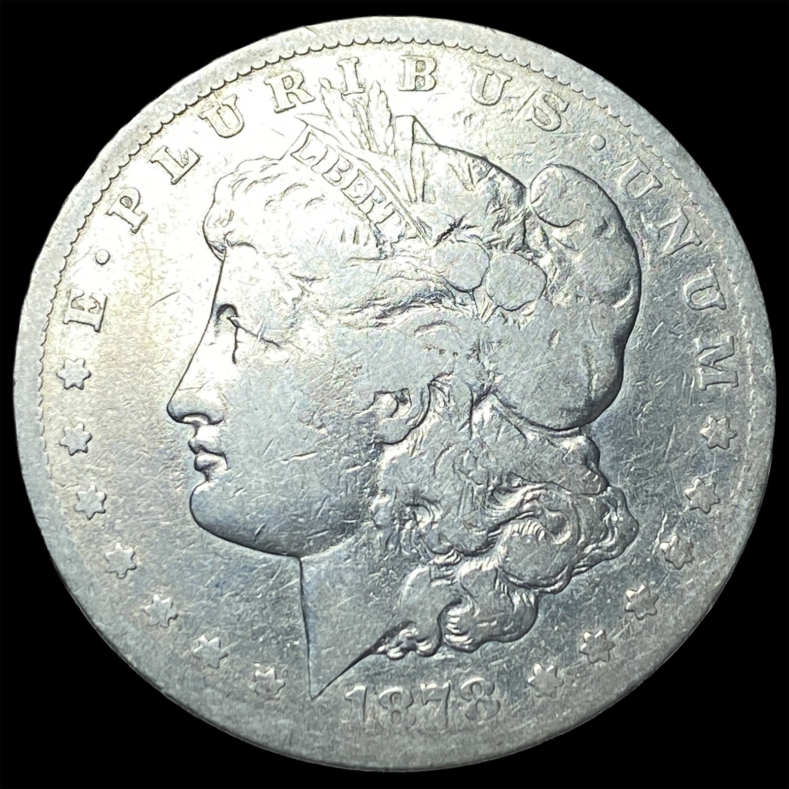 1878-CC Silver Morgan Dollar NICELY CIRCULATED: 1878-CC Silver Morgan Dollar NICELY CIRCULATED
