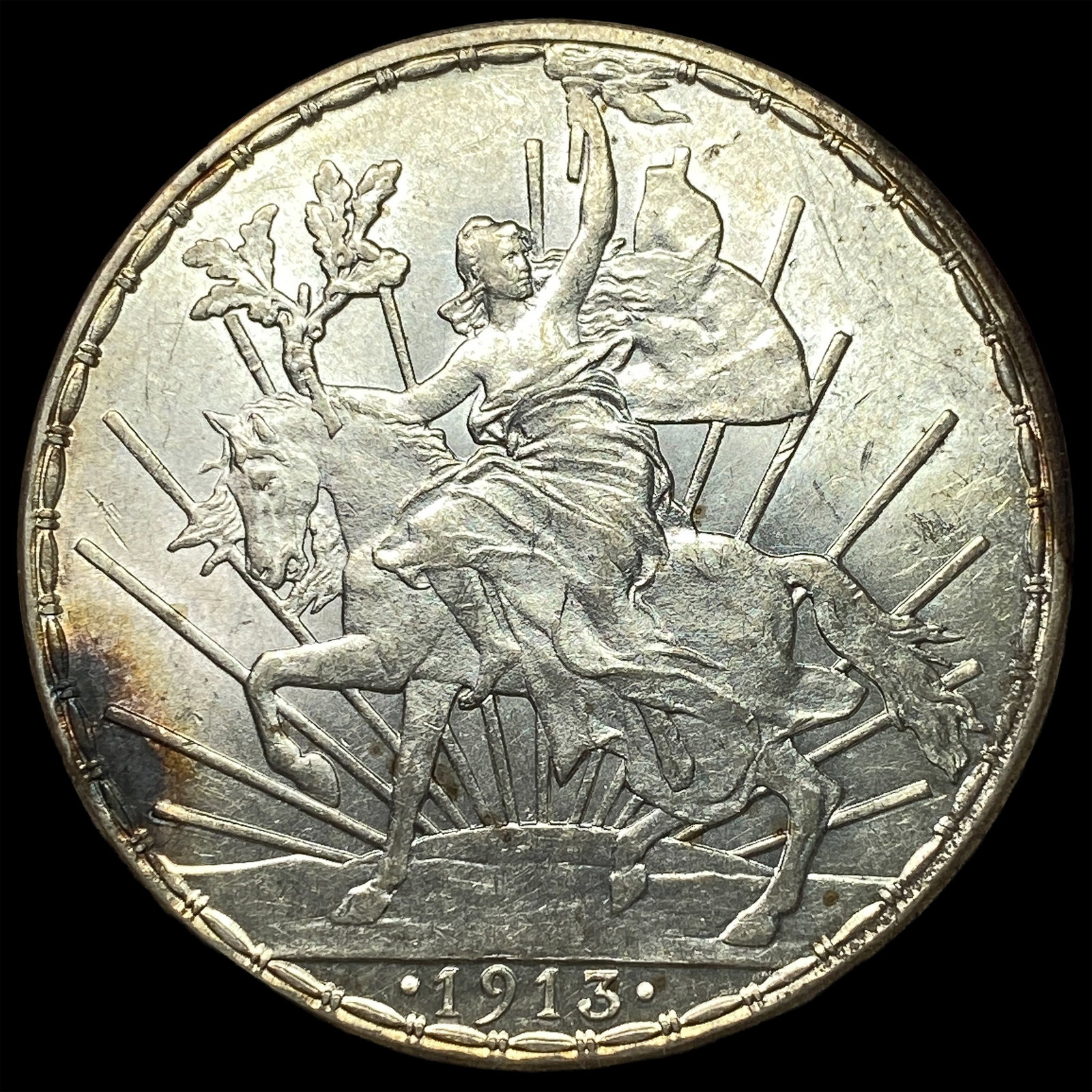 1913 Mexico Silver Peso UNCIRCULATED: 1913 Mexico Silver Peso UNCIRCULATED