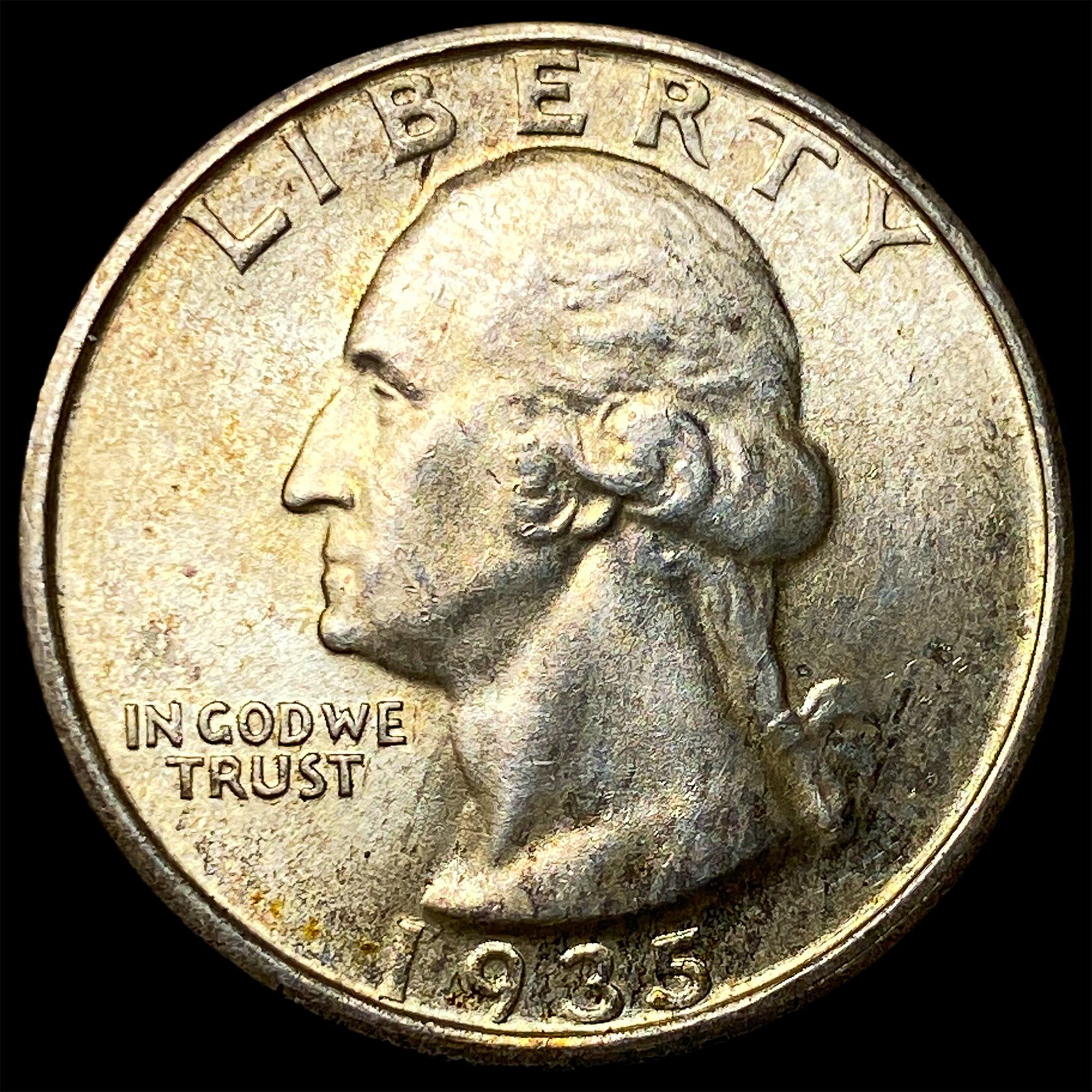 1935-D Silver Washington Quarter CHOICE BU: 1935-D Silver Washington Quarter CHOICE BU