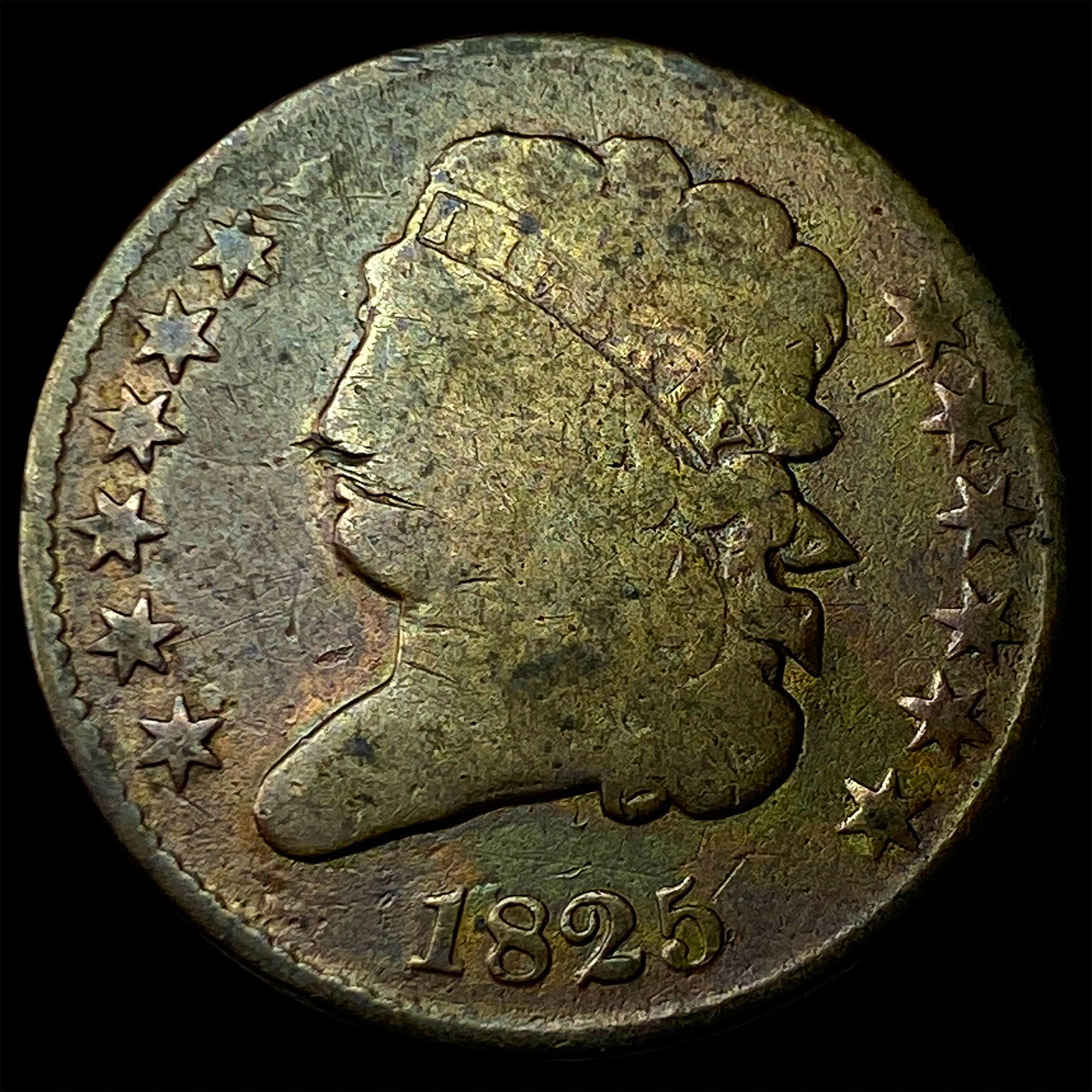 1825 Classic Head Half Cent NICELY CIRCULATED: 1825 Classic Head Half Cent NICELY CIRCULATED