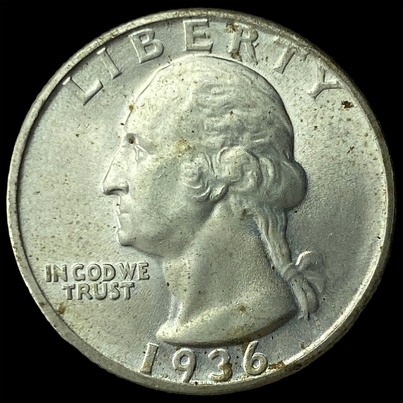 1936 Silver Washington Quarter UNCIRCULATED: 1936 Silver Washington Quarter UNCIRCULATED